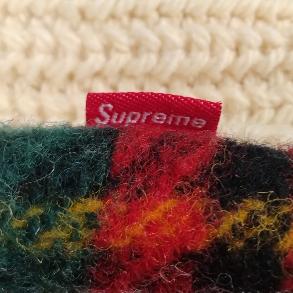 Supreme SUPREME 18AW Plaid Front Zip Sweater Check Zip Sweater Size US M / EU 48-50 / 2 - 4 Thumbnail
