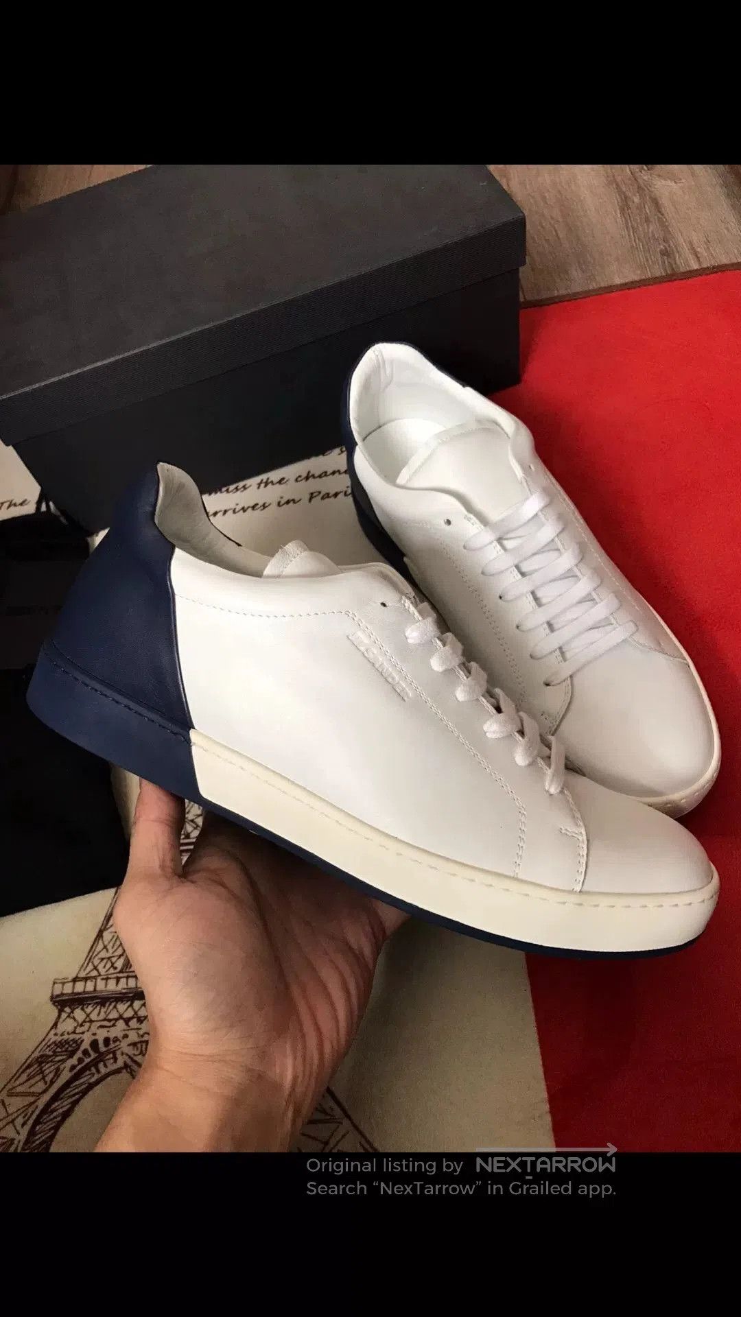 Jil Sander Jil Sander White Leather Sneakers. Size US 9 / EU 42 - 2 Thumbnail