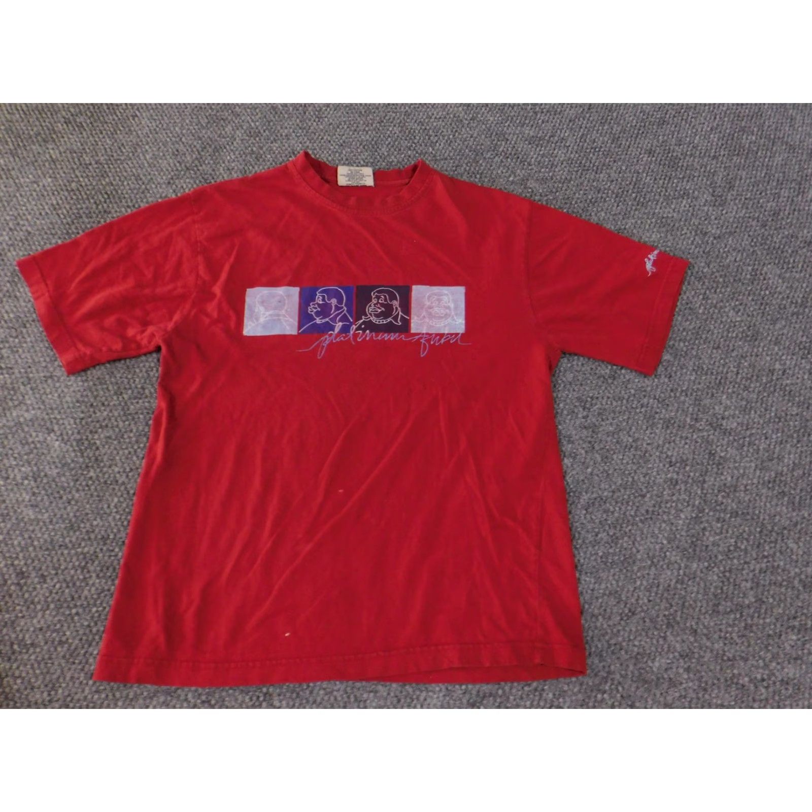 Fubu VINTAGE FUBU Shirt Mens Large Red Graphic Hip Hop Streetwear 2000s Tee Size US L / EU 52-54 / 3 - 5 Thumbnail