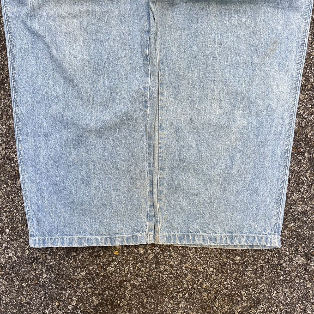 JNCO Crazy Vintage Y2K Baggy Carpenter Jeans Route 66 Denim Size US 40 / EU 56 - 4 Thumbnail