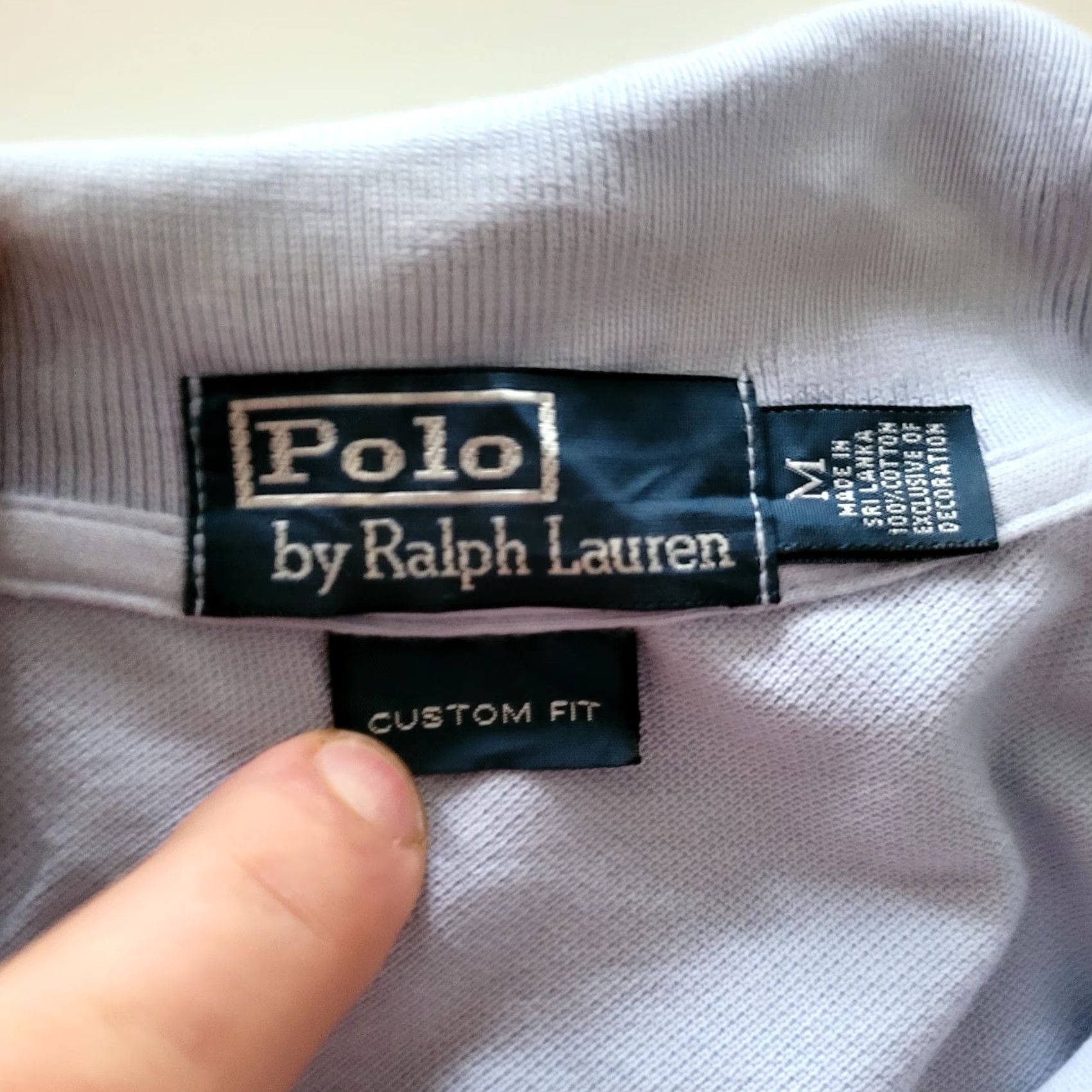 Polo Ralph Lauren Polo by Ralph Lauren Polo Shirt Light Blue M Custom Fit 100% Cotton Polo Shirt Men Size US M / EU 48-50 / 2 - 7 Thumbnail