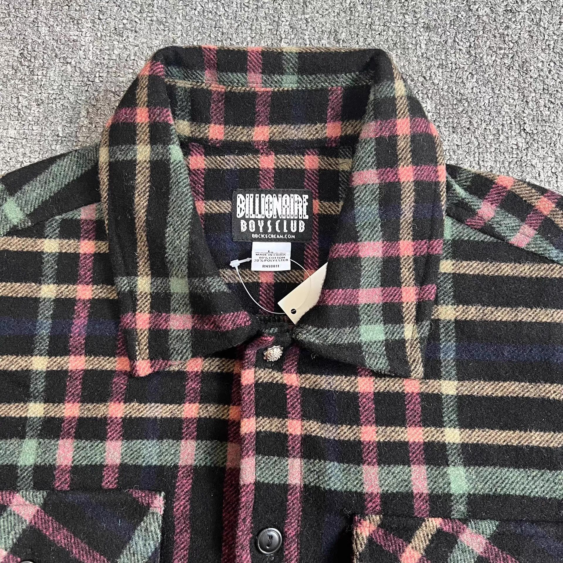 Billionaire Boys Club BillionaireBoys ClubBBCUSPlaid Long Sleeve Shirt Jacket Q7 Size US L / EU 52-54 / 3 - 2 Thumbnail