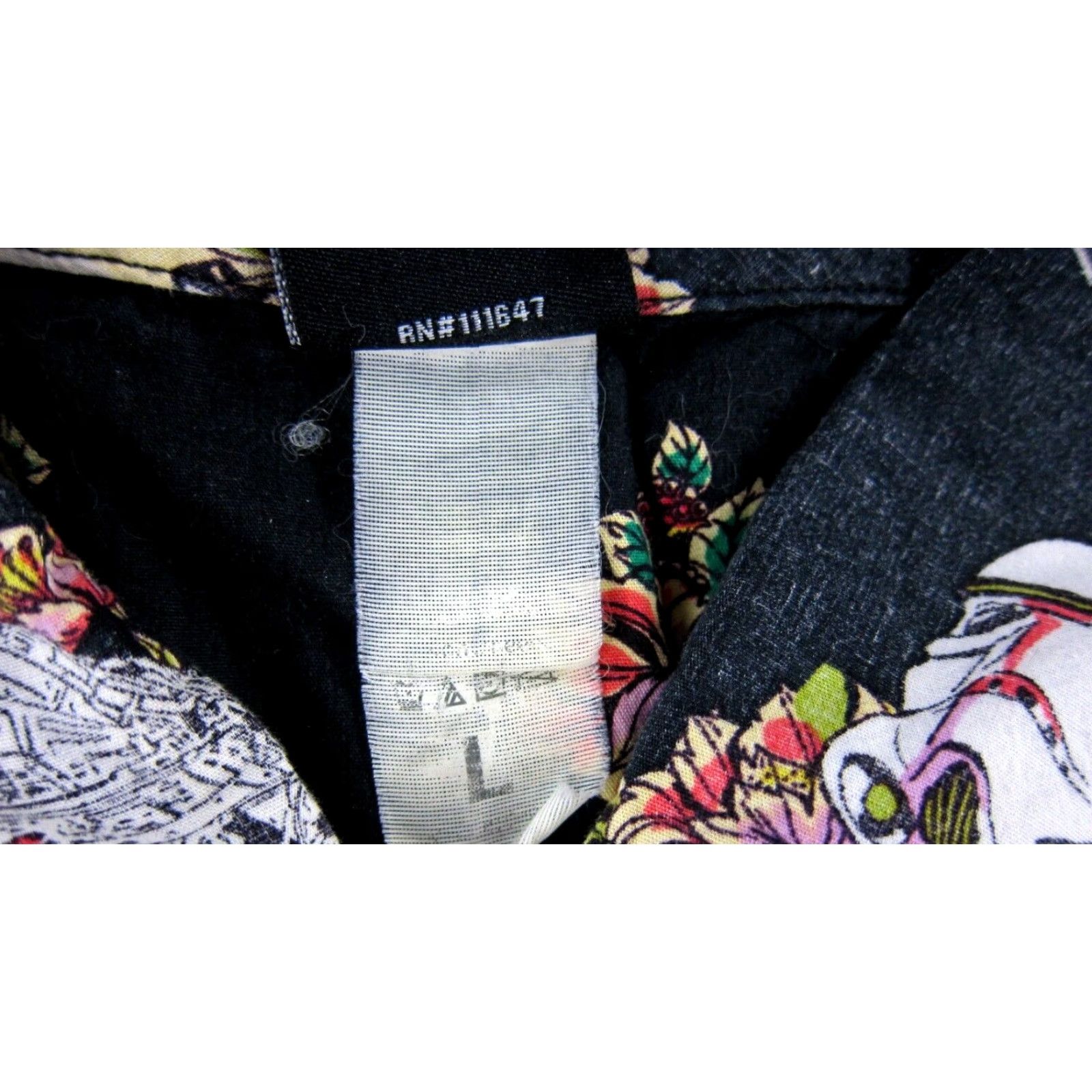 Star Wars VINTAGE Star Wars Lucas Film Black Pink Floral Button Up Short Sleeve Hawaiian Shirt L Size US L / EU 52-54 / 3 - 4 Thumbnail