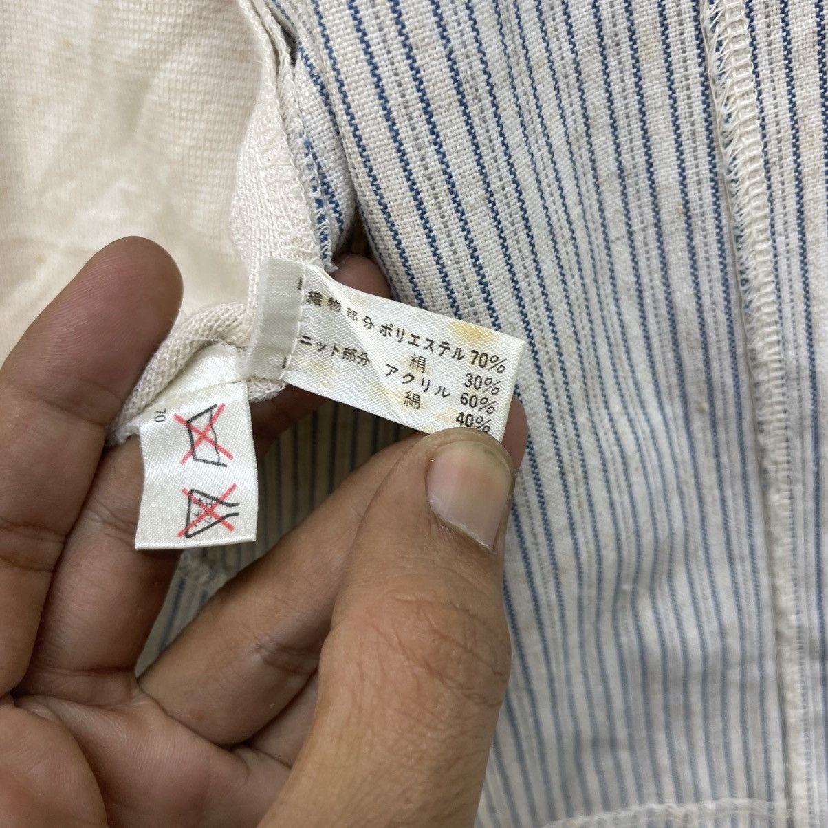 Vintage 💥Vintage 80s Robson Worker Shirt Jacket Hikory Stripe Style Size US M / EU 48-50 / 2 - 14 Thumbnail