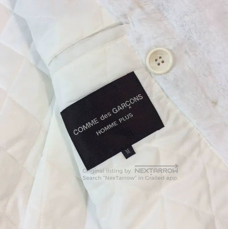 Comme des Garcons Comme des Garcons White Fleece Coat Size M / US 6-8 / IT 42-44 - 9 Thumbnail