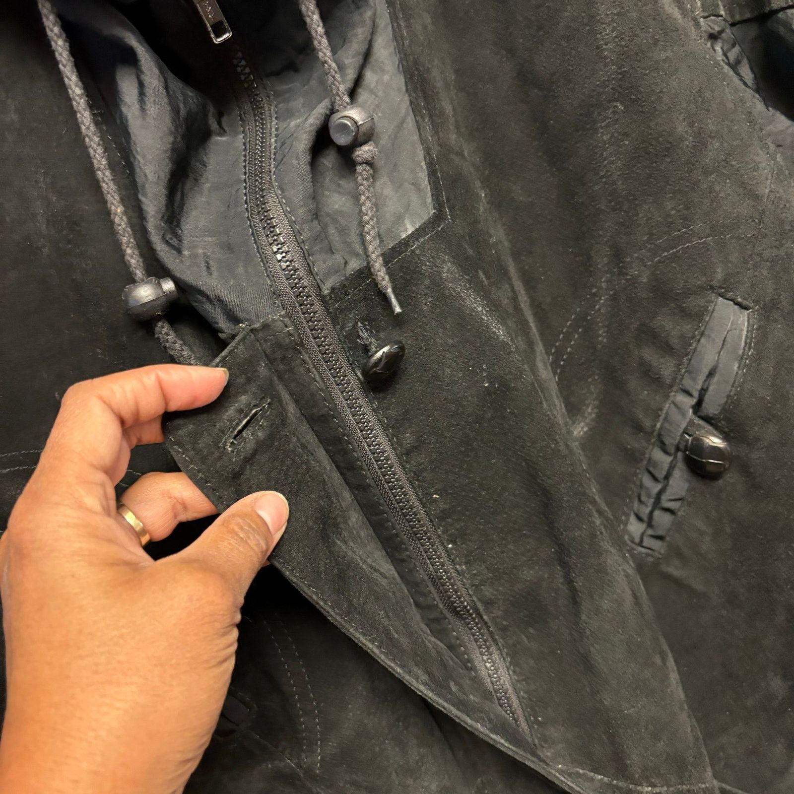 Other Vintage 90s Pelle Leather Parka Jacket Streetwear New York Size US M / EU 48-50 / 2 - 13 Thumbnail