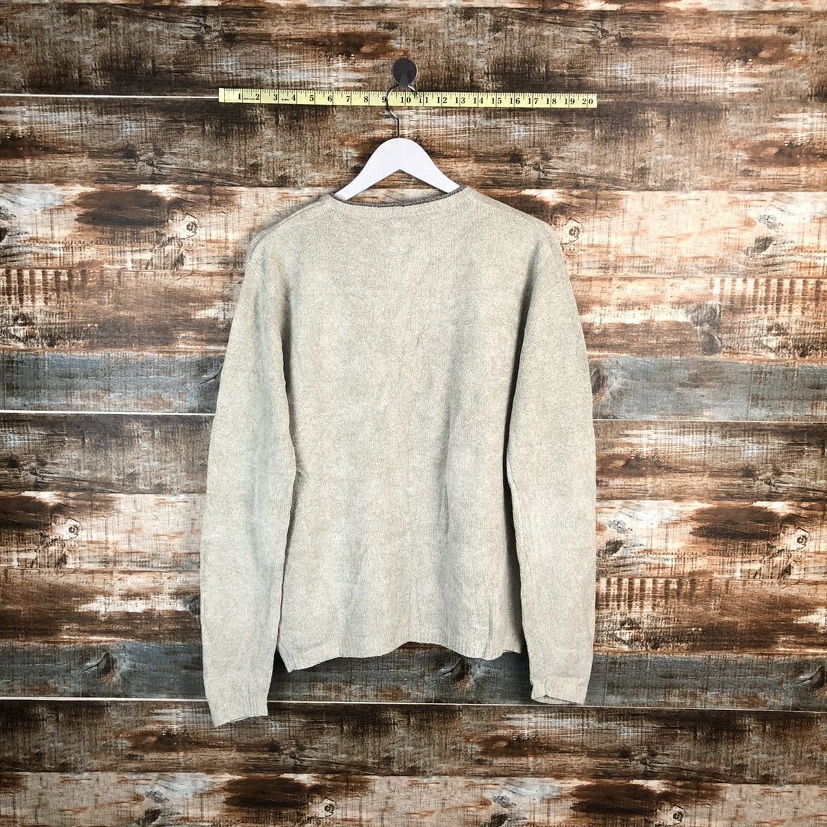 Homespun Knitwear × Japanese Brand Navy Producer Grey sweatshirt Knitwear #A1771 Size US L / EU 52-54 / 3 - 13 Thumbnail