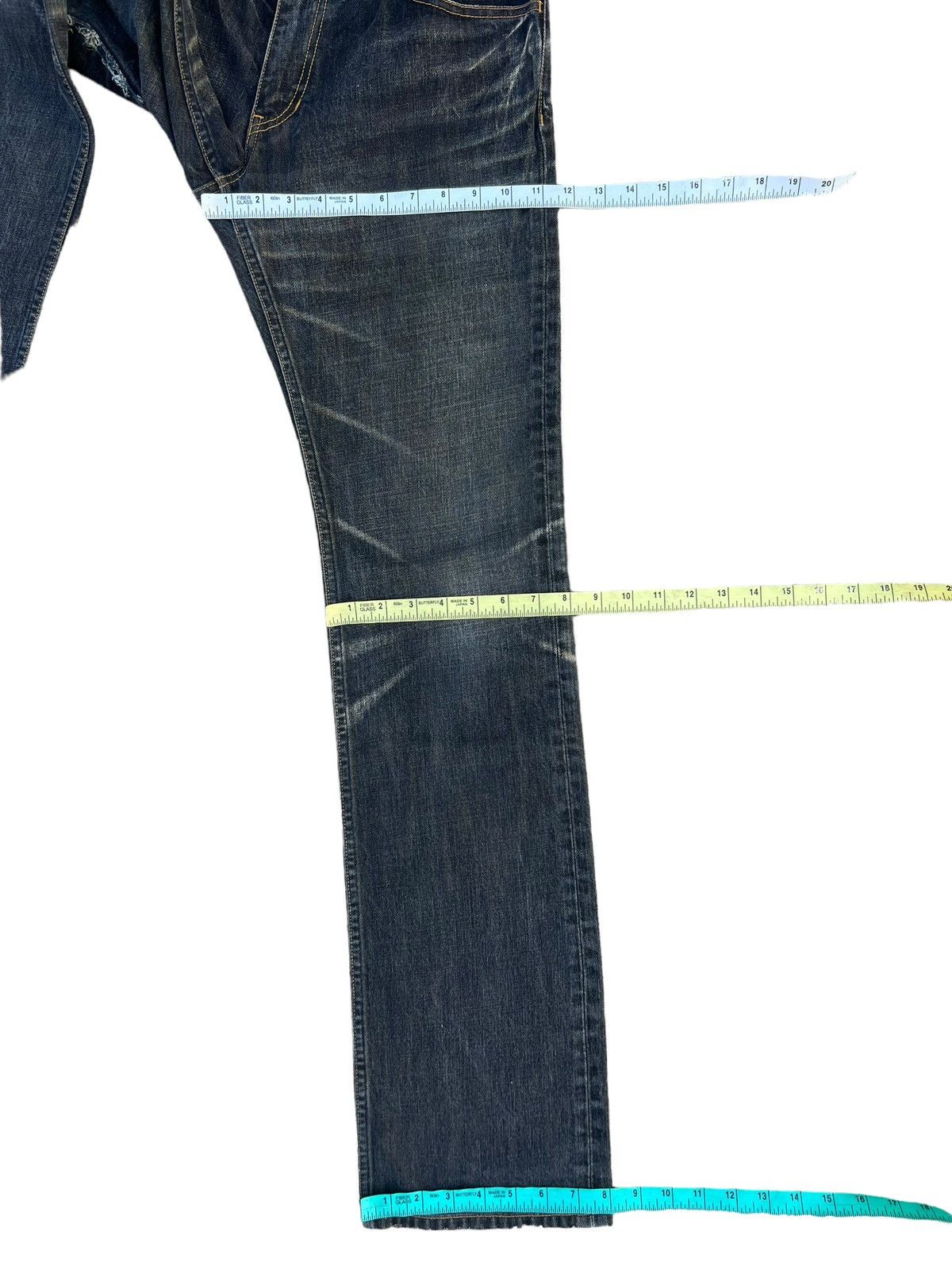Japanese Brand × roarguns Vintage Roarguns Japan Distressed Ripped Fade Denim Jeans Size US 31 - 4 Thumbnail