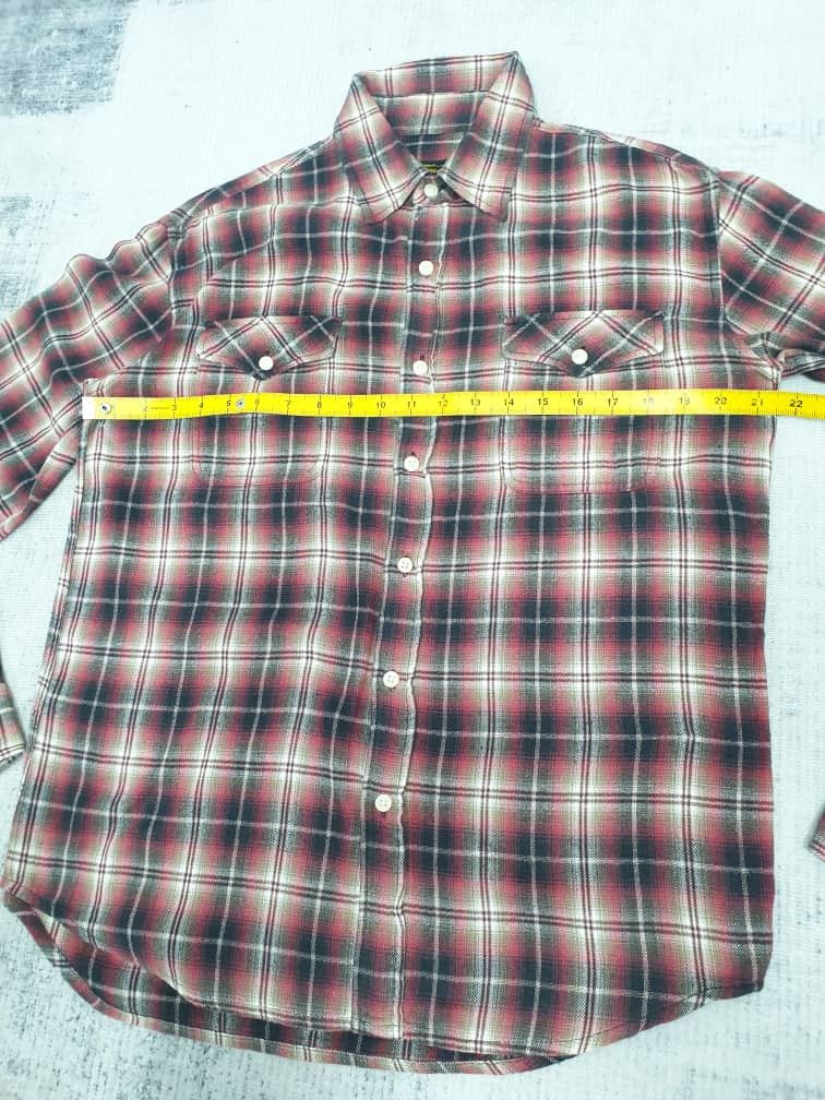Japanese Brand Bicol bird checkered Japanese flannel shirt Size US M / EU 48-50 / 2 - 10 Thumbnail