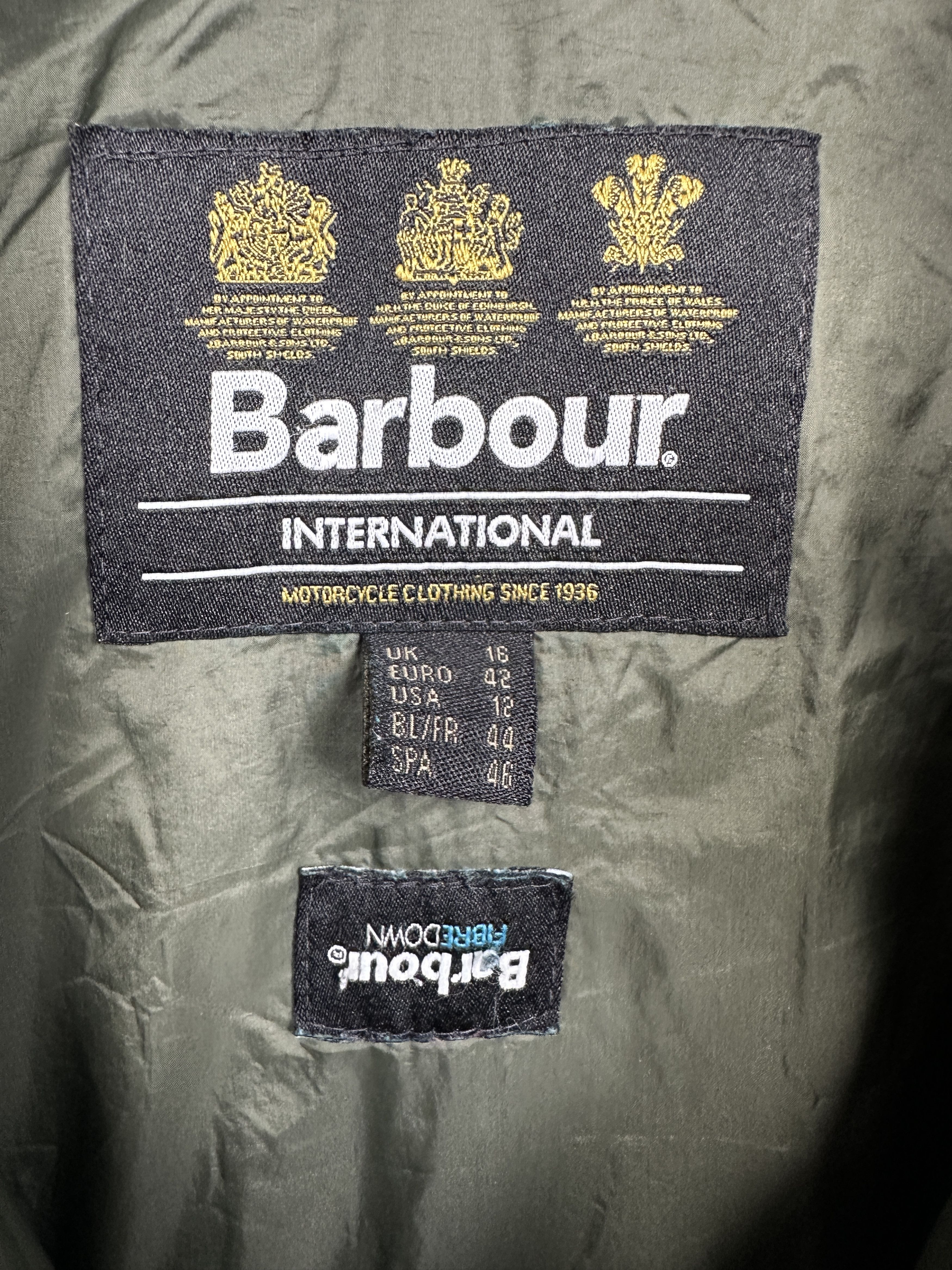 Barbour Barbour International Womens Nurburg Quilted Jacket Size XL / US 12-14 / IT 48-50 - 6 Thumbnail