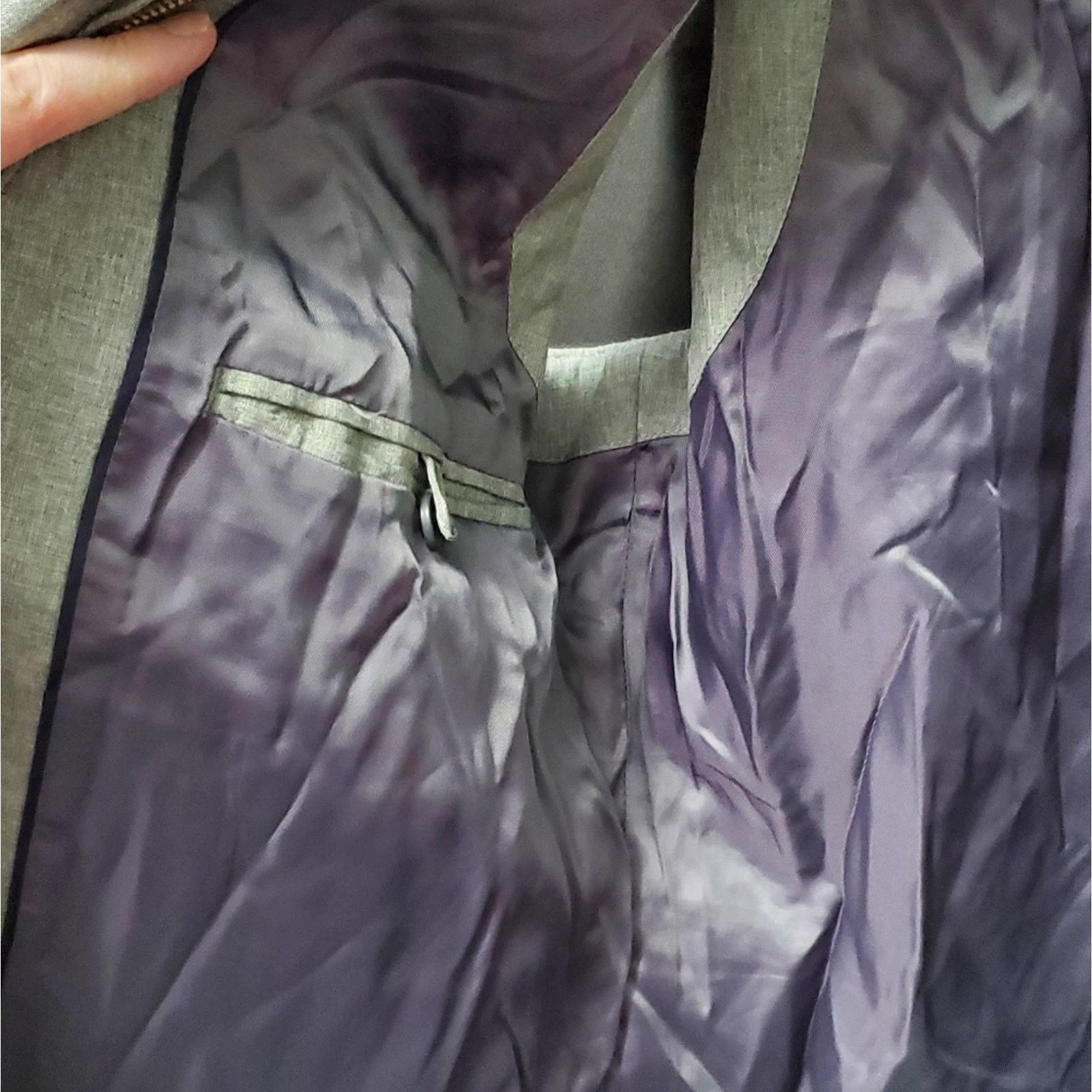 Nordstrom Nordstrom Signature Men's Grey Vapor Heather Zip-Up Vest Size US M / EU 48-50 / 2 - 6 Thumbnail
