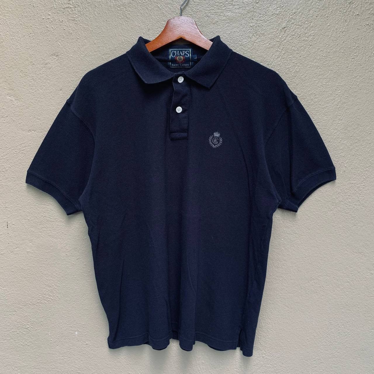 Chaps Ralph Lauren Vintage CHAPS RALPH LAUREN Small Embroidered Logo Polo Tee Size US M / EU 48-50 / 2 - 1 Thumbnail
