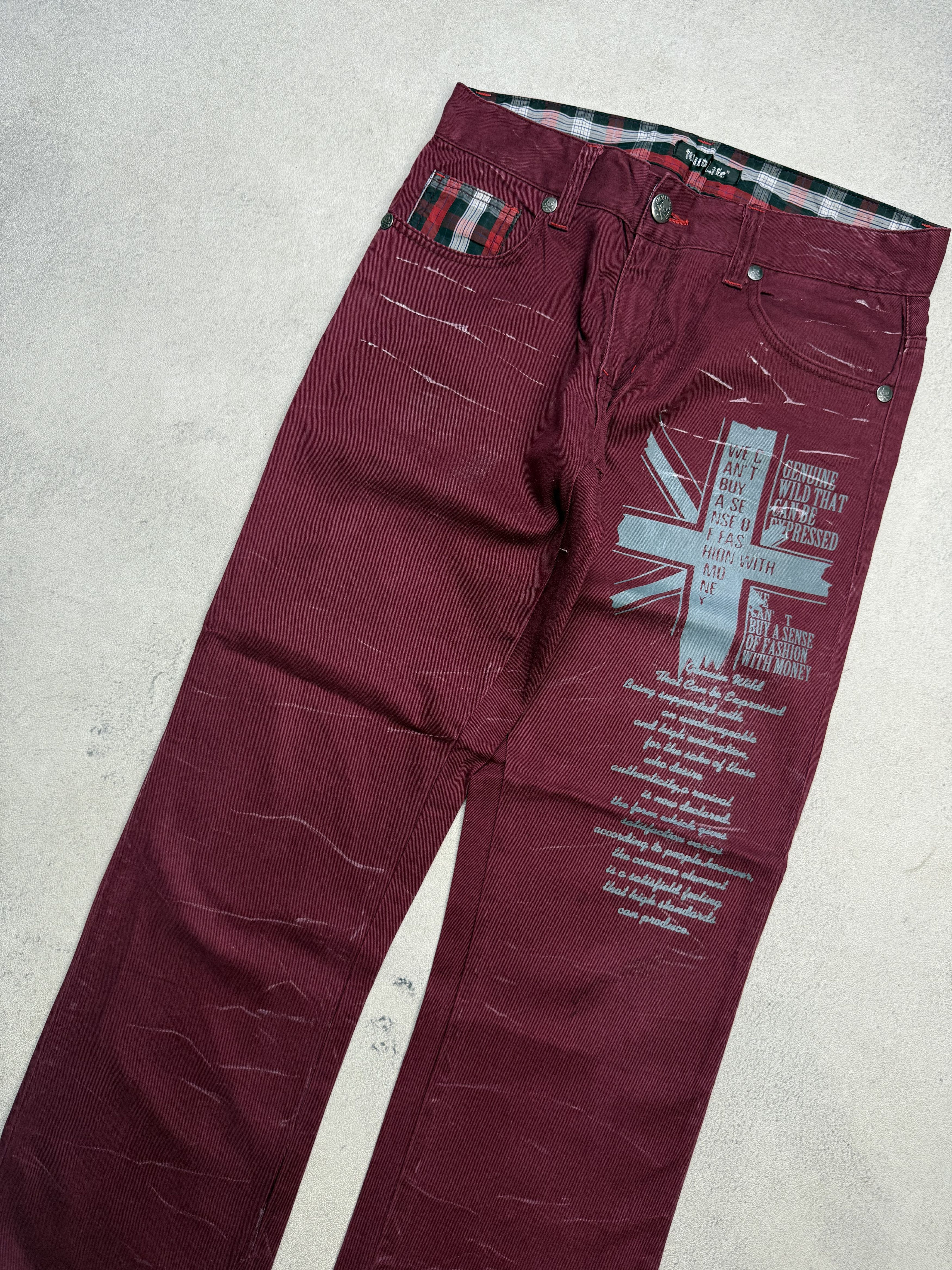 Japanese Brand Wild Life Punk Seditionaries Jeans Pants Size US 32 / EU 48 - 7 Thumbnail