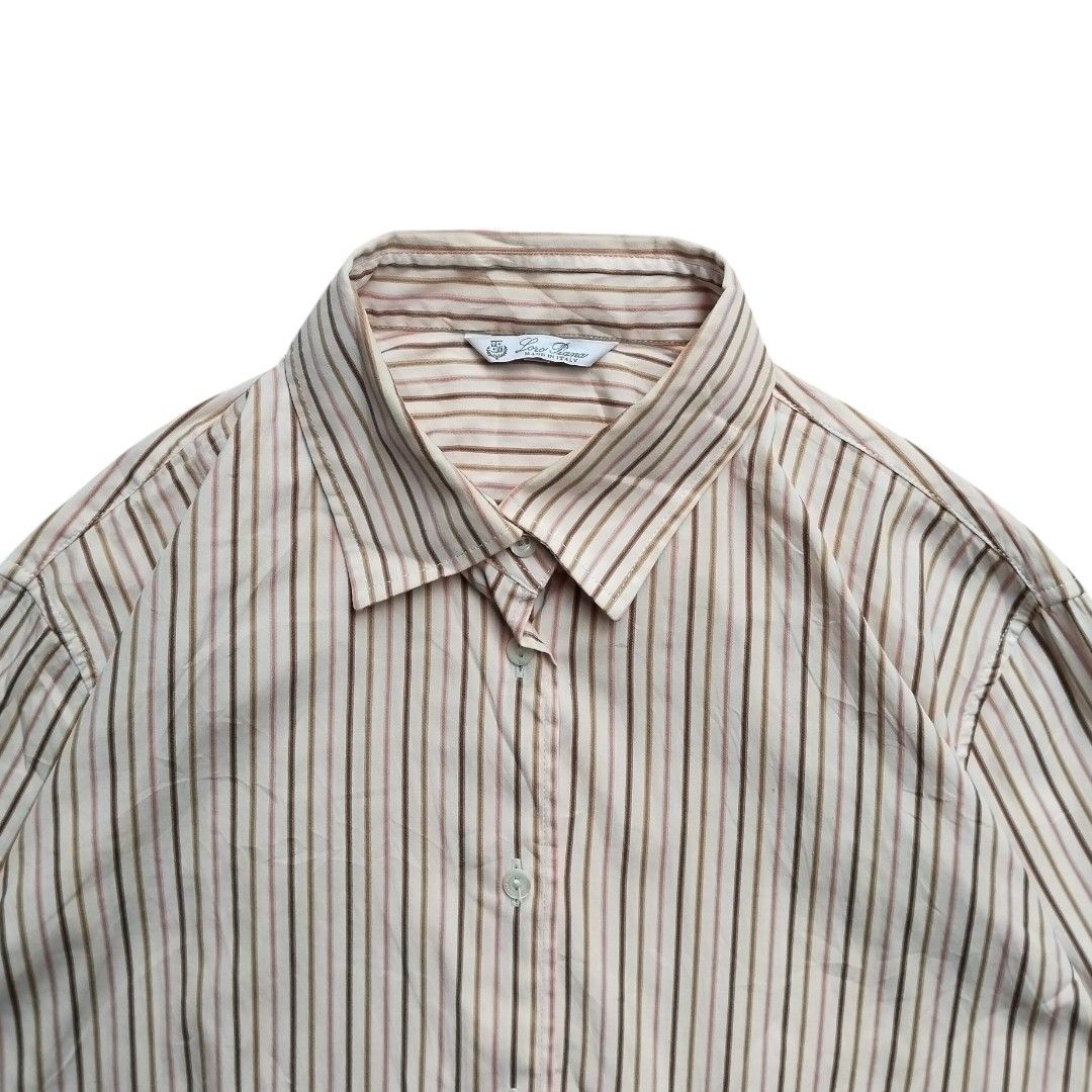 Loro Piana Loro piana striped shirts Size L / US 10 / IT 46 - 3 Thumbnail