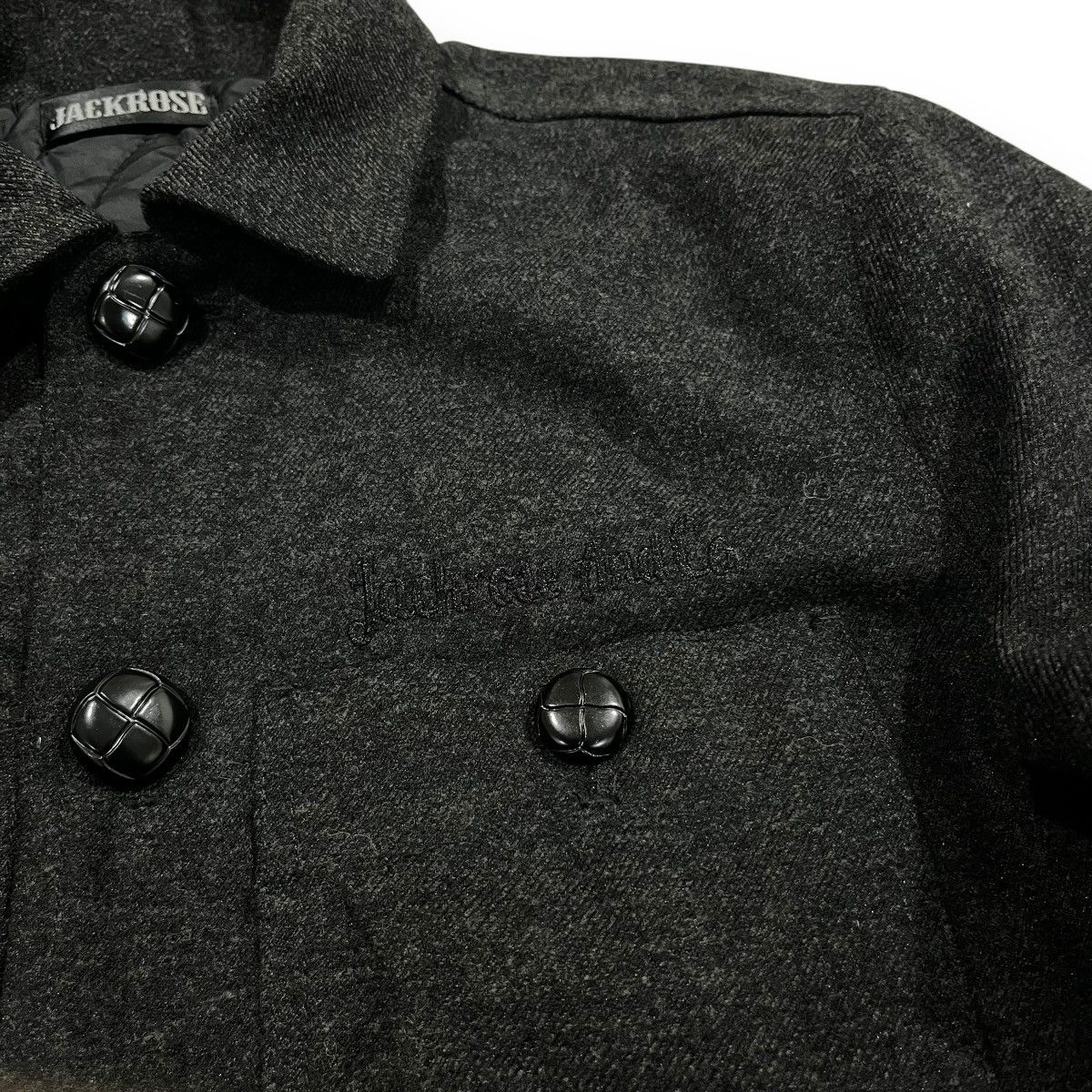 If Six Was Nine VINTAGE JACKROSE PUNK GOTHIC WOOL JACKET Size US M / EU 48-50 / 2 - 6 Thumbnail