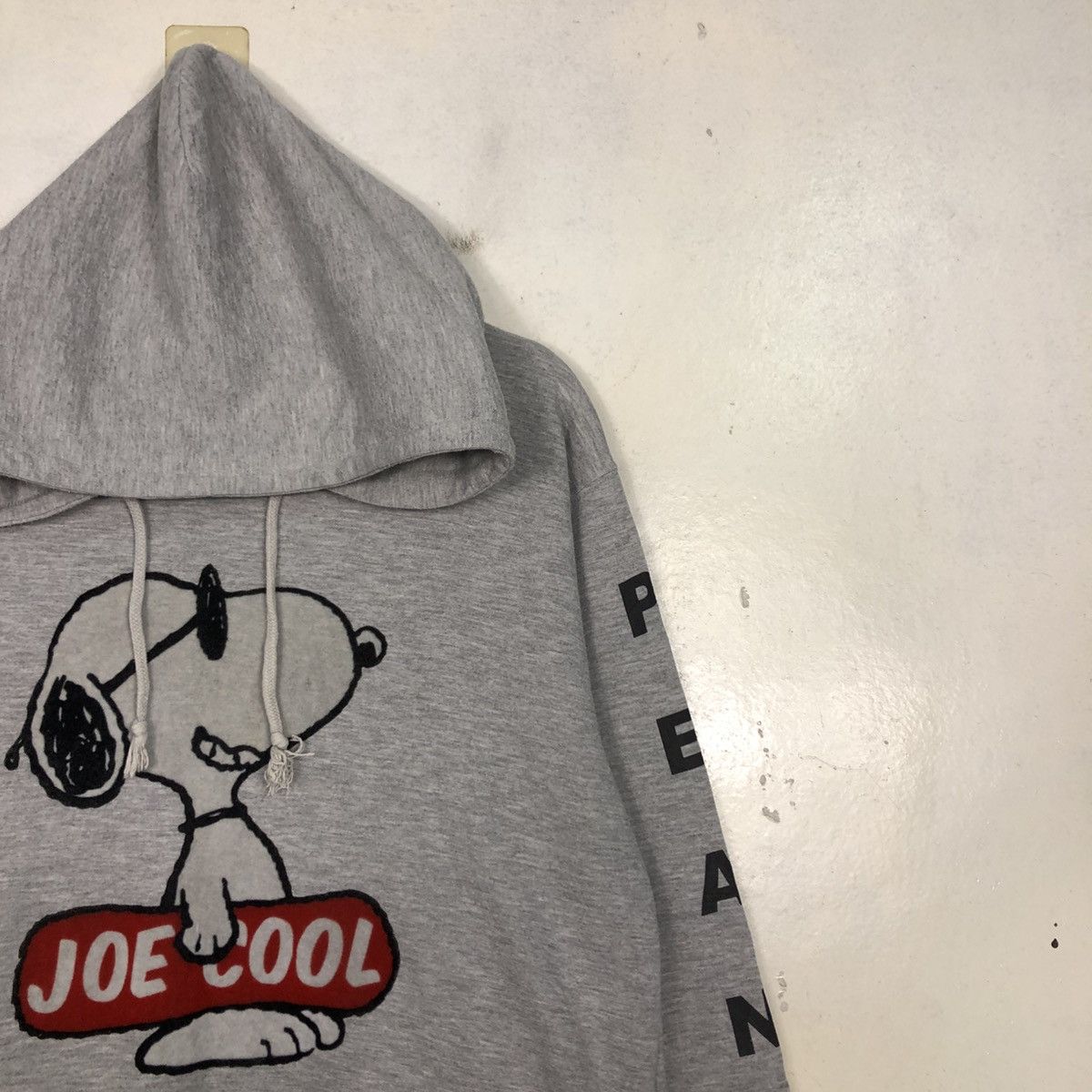 Japanese Brand 📌Vintage Hoodie Pull Over Peanuts Big Logo Over Print Size US L / EU 52-54 / 3 - 8 Thumbnail