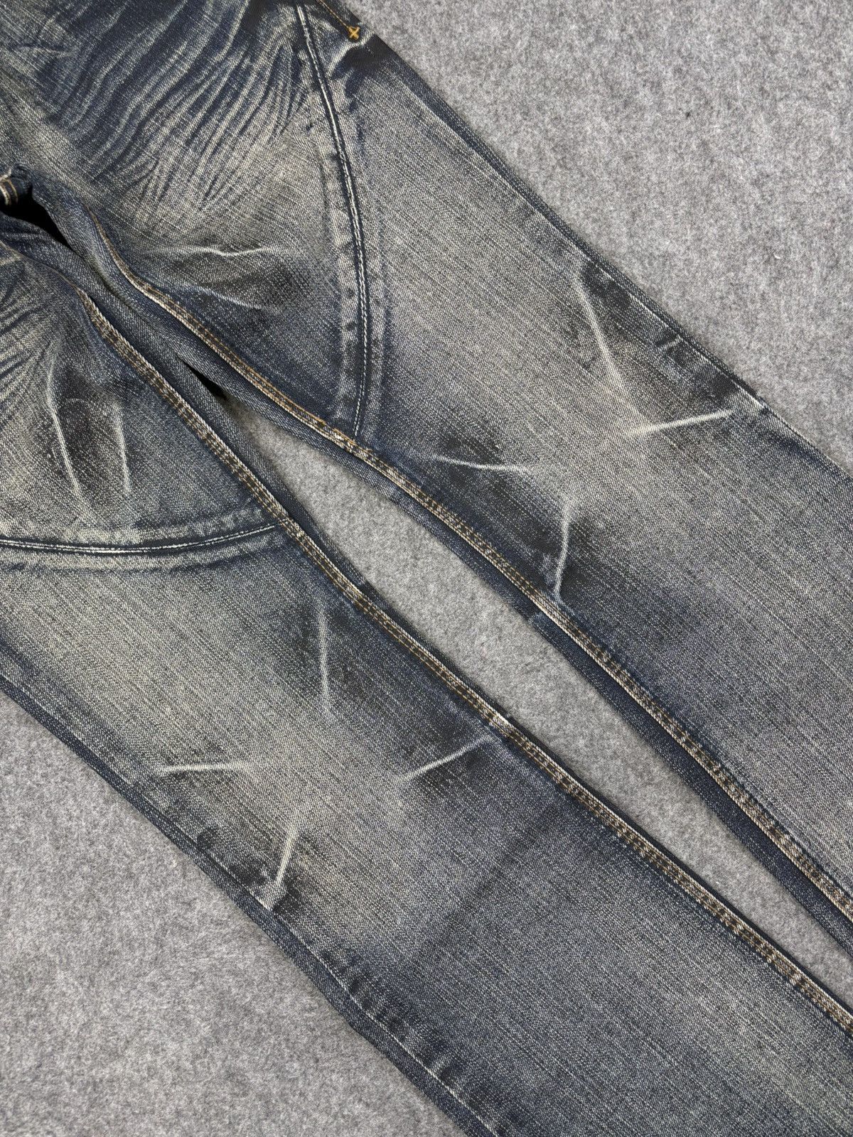 Japanese Brand 💥FLARE💥Archival Streetwear NCFM Sick Fades Denim F703 Size US 30 / EU 46 - 12 Thumbnail