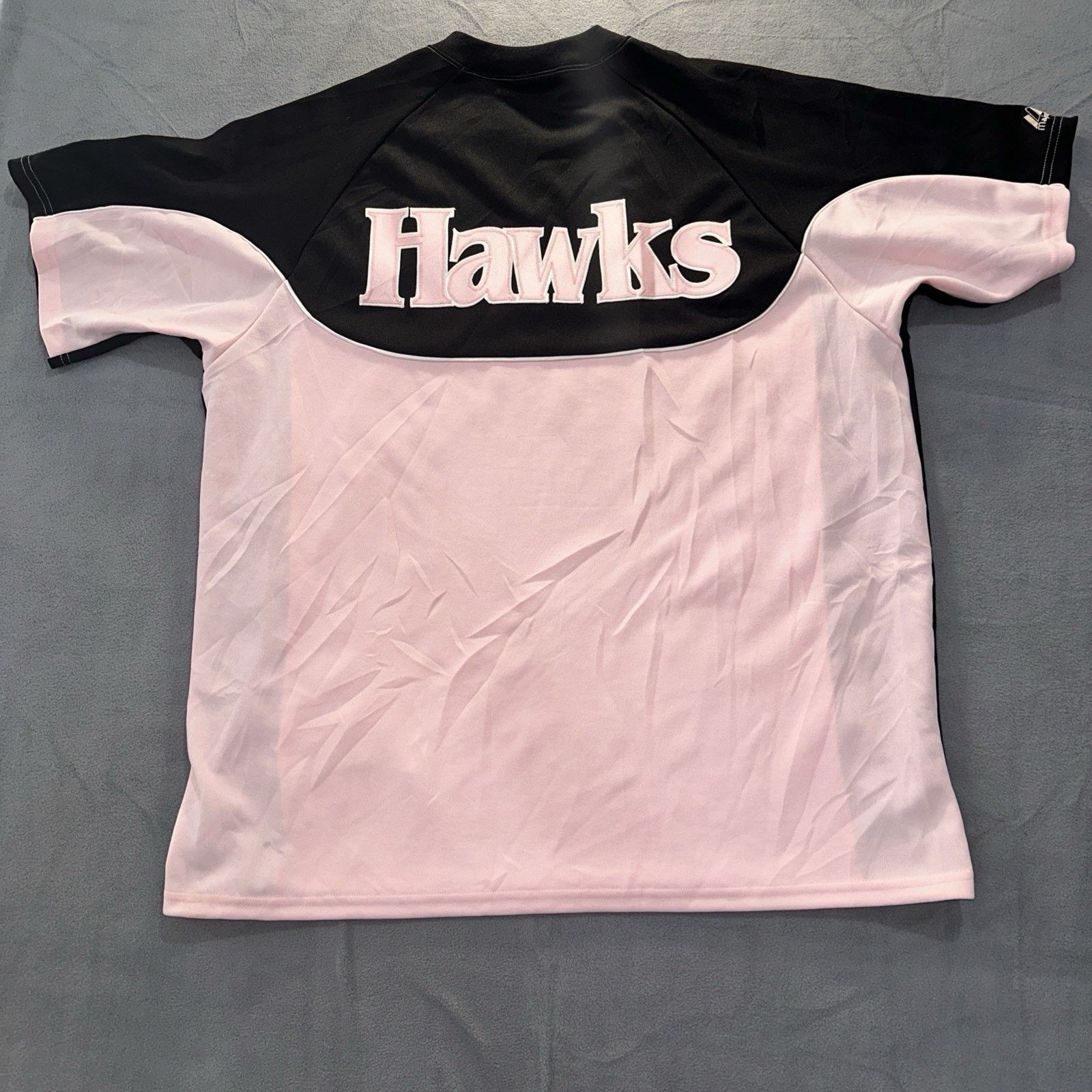 Majestic Atlanta Hawks Majestic Hardwood Classics Pink Warm Up NWT Size US XL / EU 56 / 4 - 2 Thumbnail