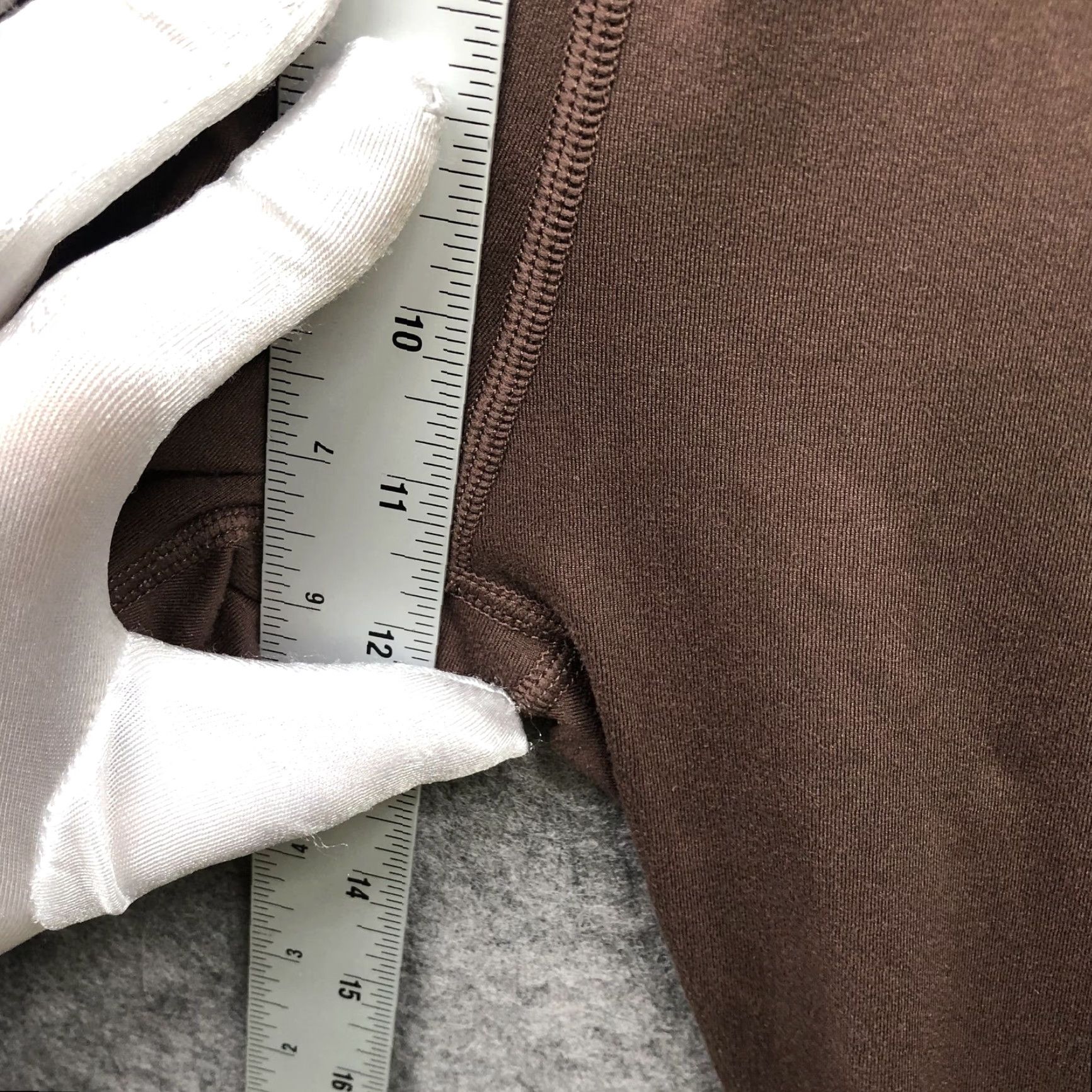 Vintage Sage Collective High Rise Leggings Womens S Brown Side Pockets Ankle Yoga Size 28" / US 6 / IT 42 - 7 Thumbnail