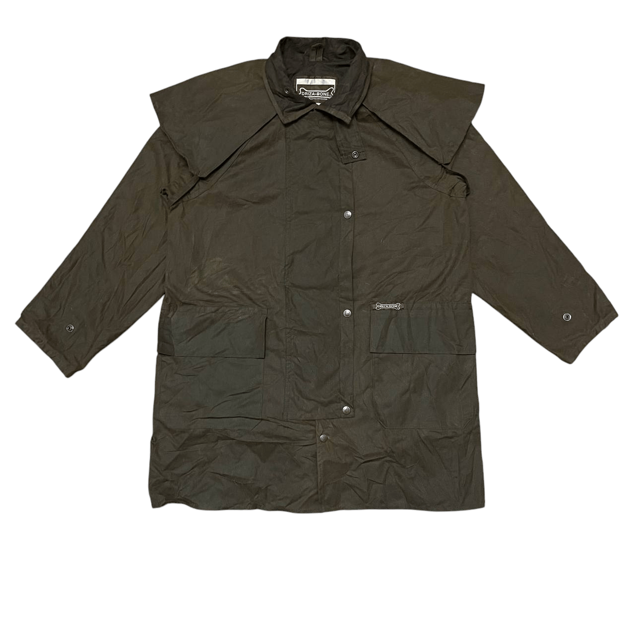 Man Made In Australia Vintage Driza Bon Waxed Riding Short Coat Size US S / EU 44-46 / 1 - 1 Thumbnail