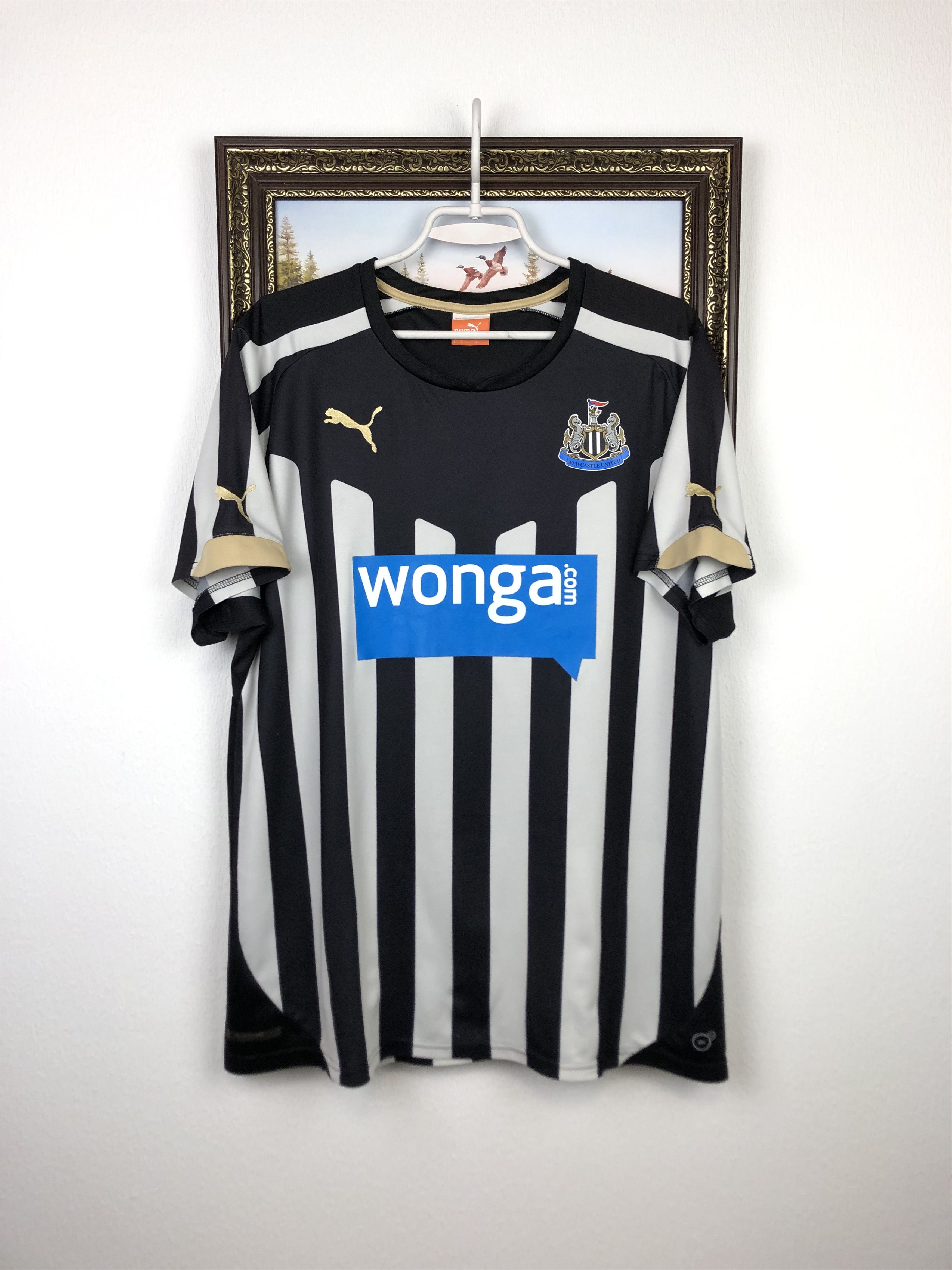 Other Newcastle United Home Football Shirt 2014 Soccer Jersey Size US L / EU 52-54 / 3 - 1 Thumbnail
