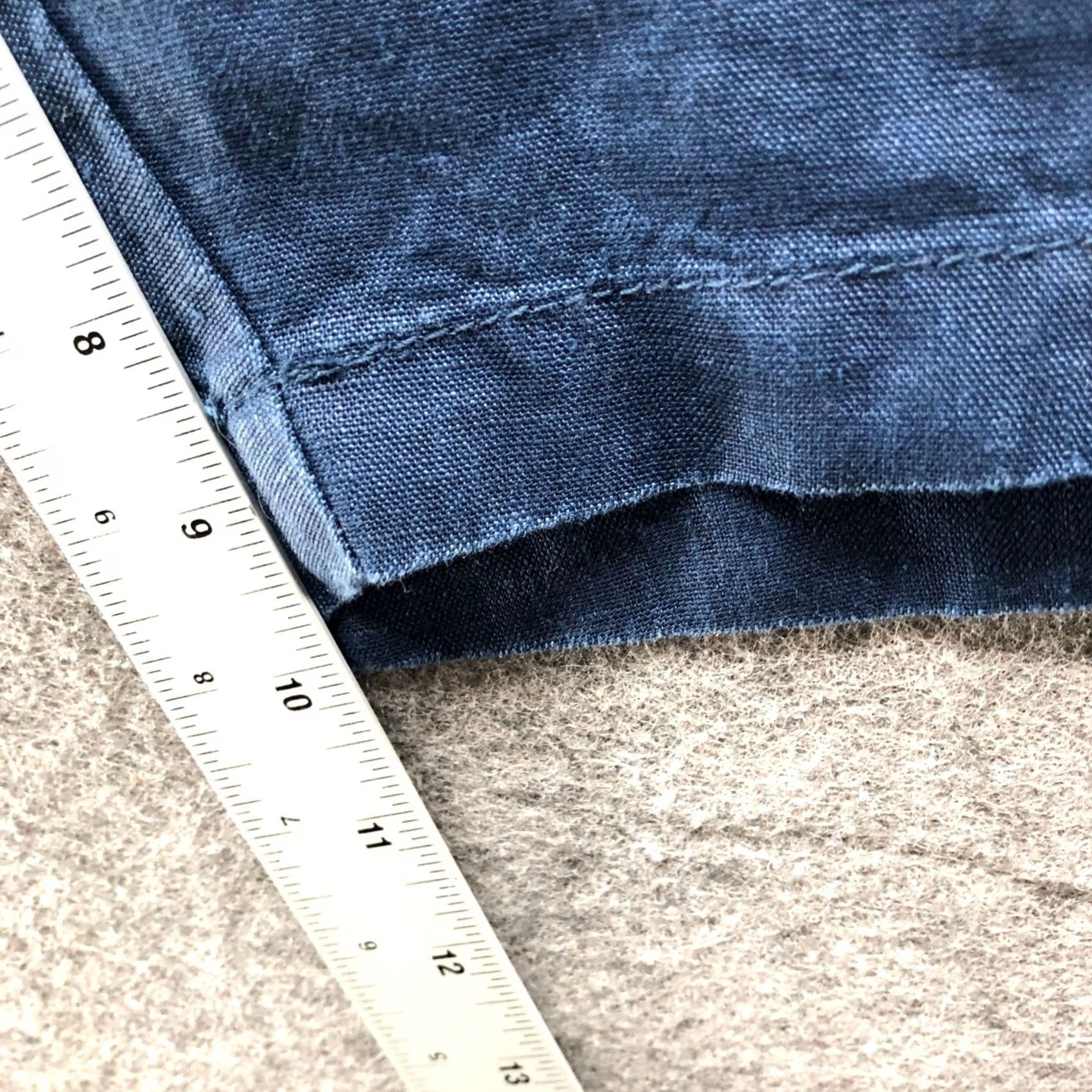 Tommy Bahama Tommy Bahama 100% Linen Shorts Mens 1XLB Navy Blue 10" Flat Front Comfort Waist Big & Tall Boys? Size US 36 / EU 52 - 6 Thumbnail