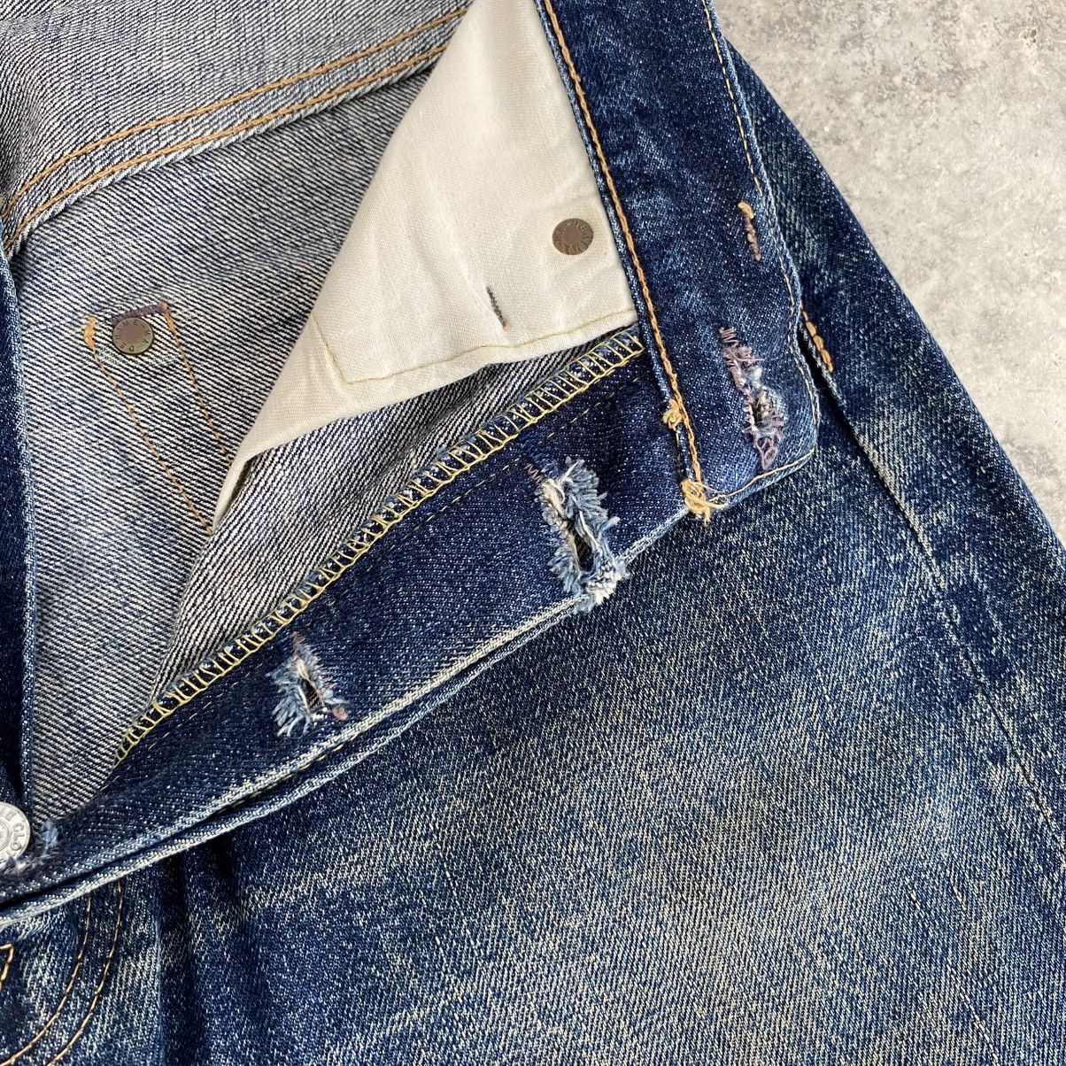 Denime Vintage 90’s Denime Japan Faded Blue Selvedge Jeans Size US 29 - 9 Thumbnail