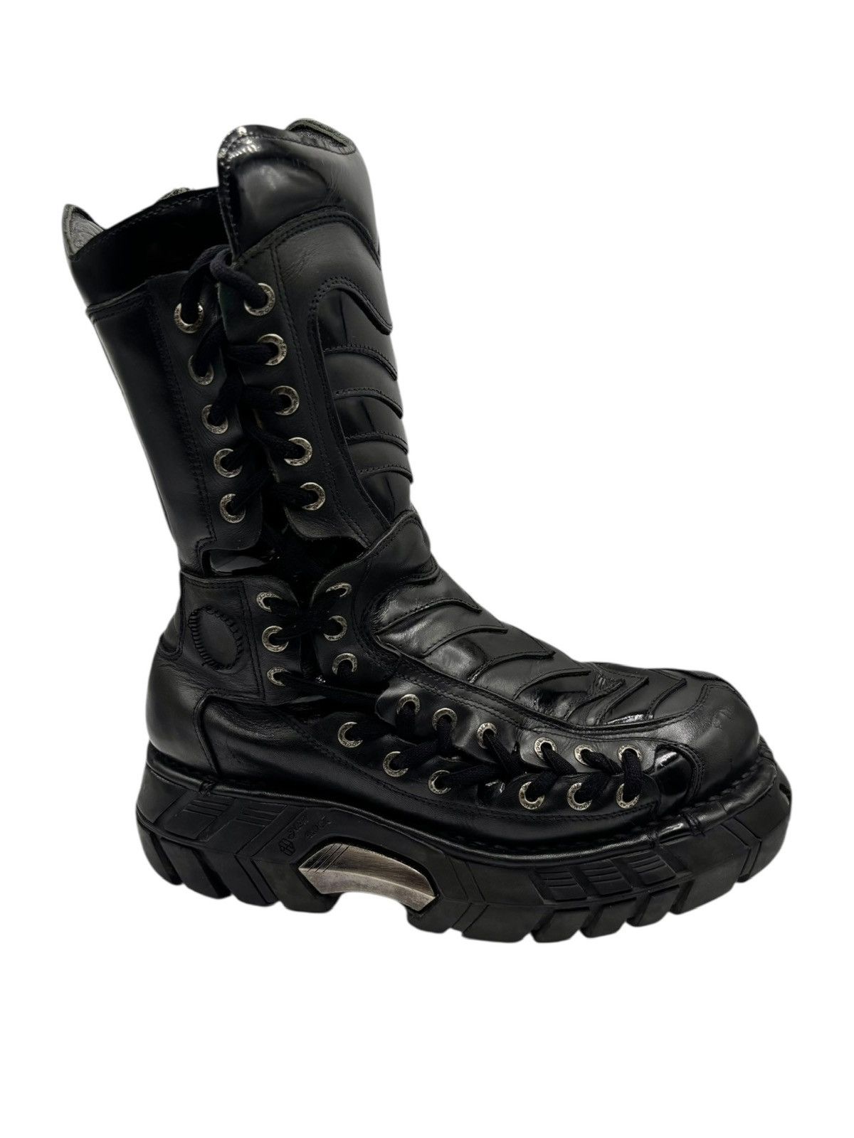 New Rock Vintage New Rock trailer mid-calf platform boots Size 40 Size US 10 / IT 40 - 4 Thumbnail