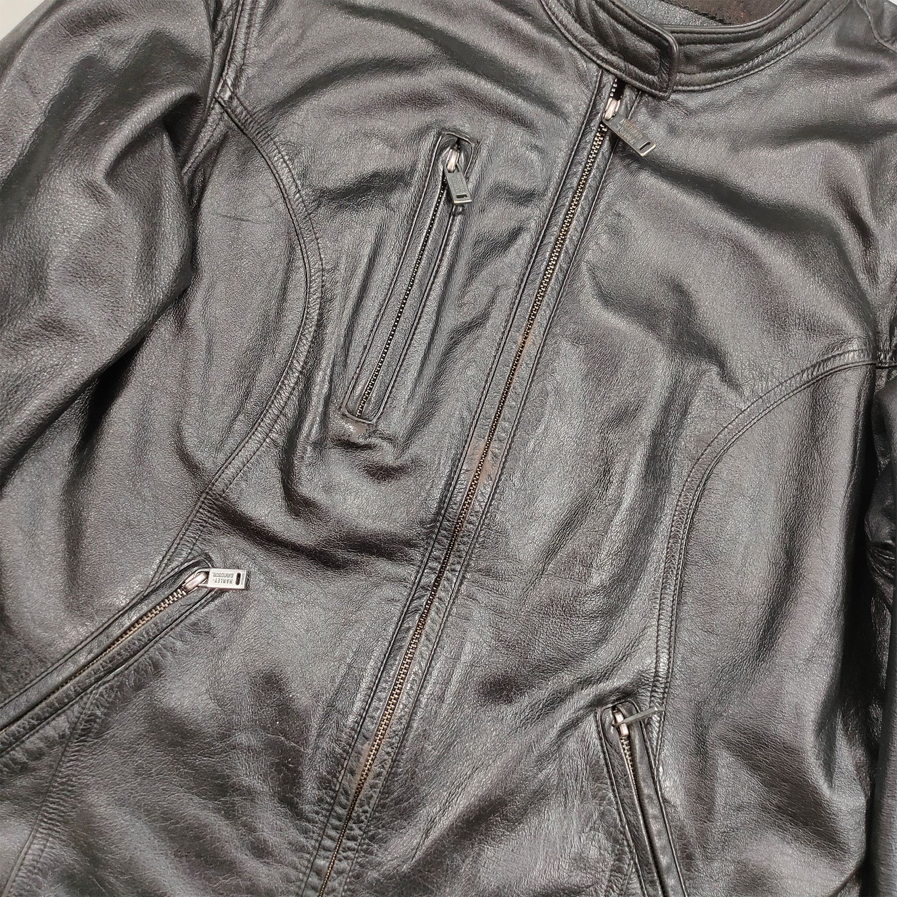 Harley Davidson Harley Davidson Leather Jacket, Women´s S size Size L / US 10 / IT 46 - 3 Thumbnail