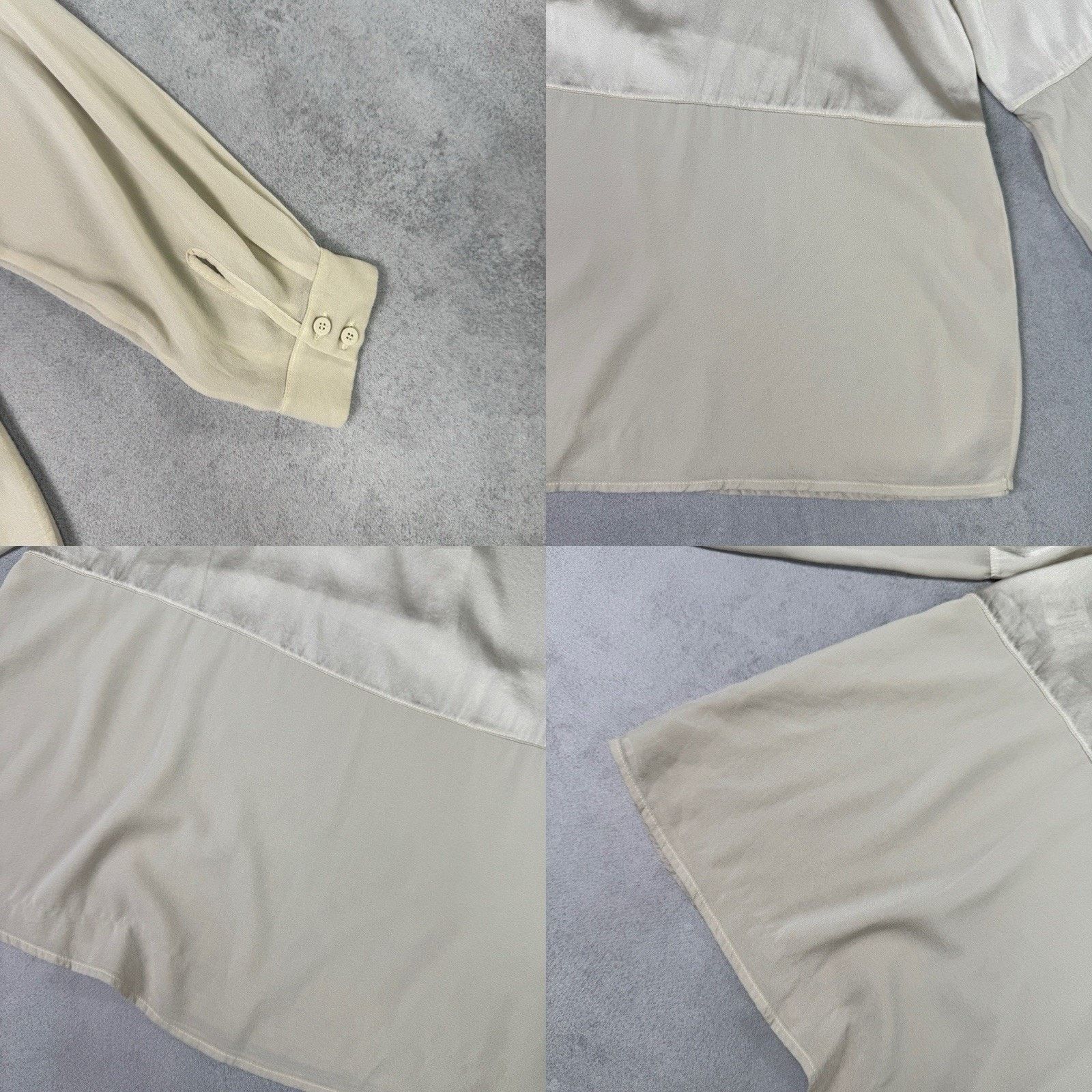 Transit Transit Par Such Beige Silk Super Lightweight Blouse Sz 4 Size S / US 4 / IT 40 - 23 Thumbnail