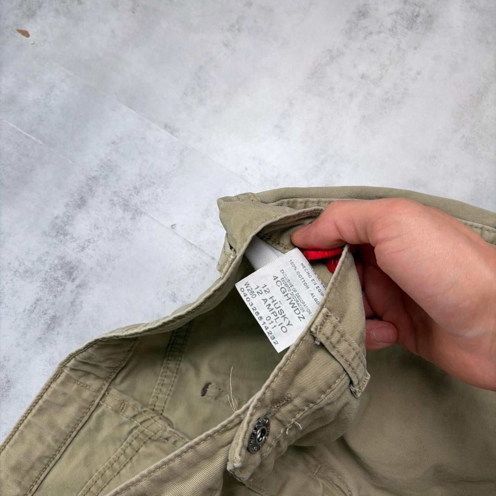 Wrangler Y2K Beige Wrangler Carpenter Baggy Skater Shorts Size 28" / US 6 / IT 42 - 5 Thumbnail