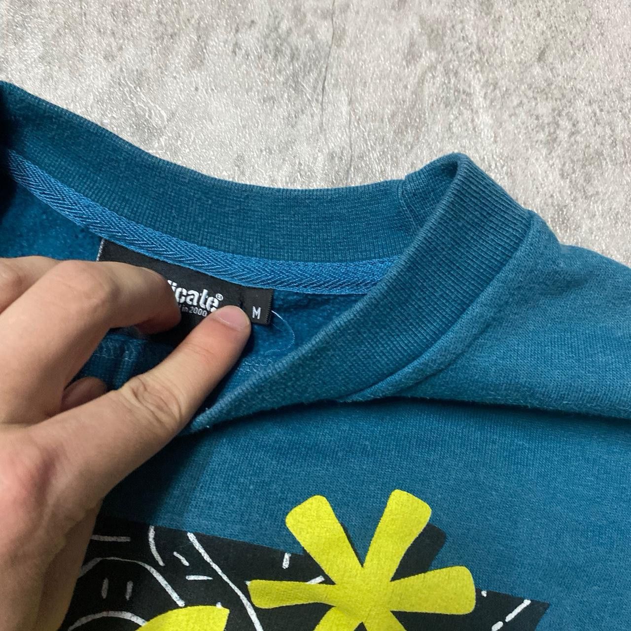 Other Blue vintage 90s graphic crewneck sweatshirt Size US M / EU 48-50 / 2 - 3 Thumbnail