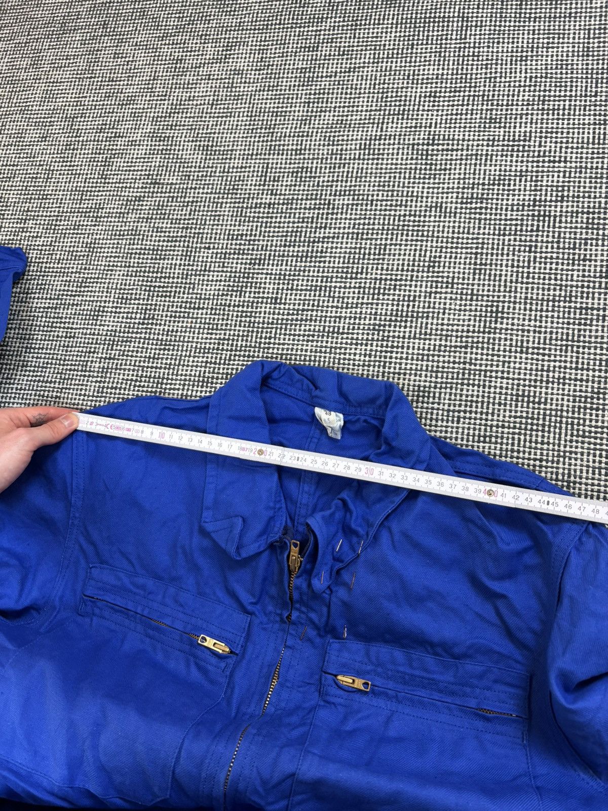 Le Laboureur 70s made in france zip coveralls jumpsuit sanfor chore Size US L / EU 52-54 / 3 - 13 Thumbnail