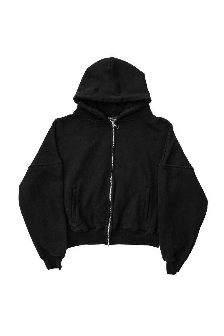 Japanese Brand VITRIOLIC Black Oversized Zip-Up Hoodie Size US M / EU 48-50 / 2 - 3 Thumbnail