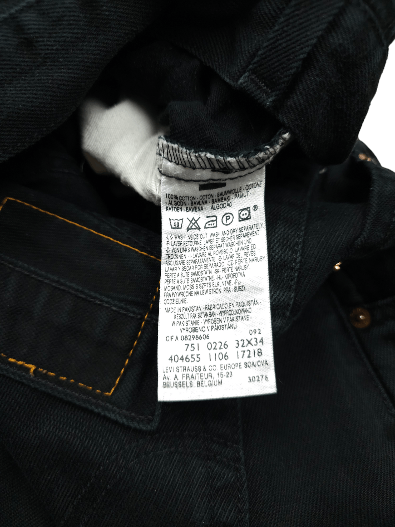 Levi's × Levi's Vintage Clothing 💎 Size 32/34 Vintage 90's Levi's 751 Jeans Y2K 501 505 Size US 32 / EU 48 - 6 Thumbnail