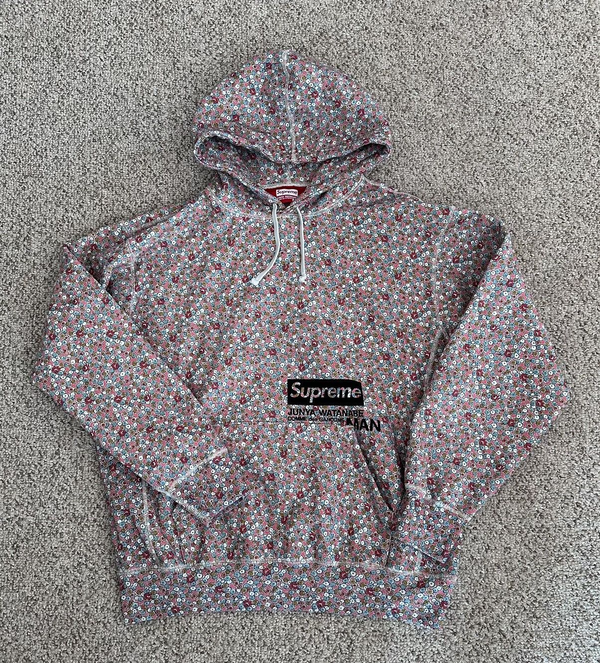 Supreme Supreme x CDG x Junya Floral Box Logo Hoodie | Grailed