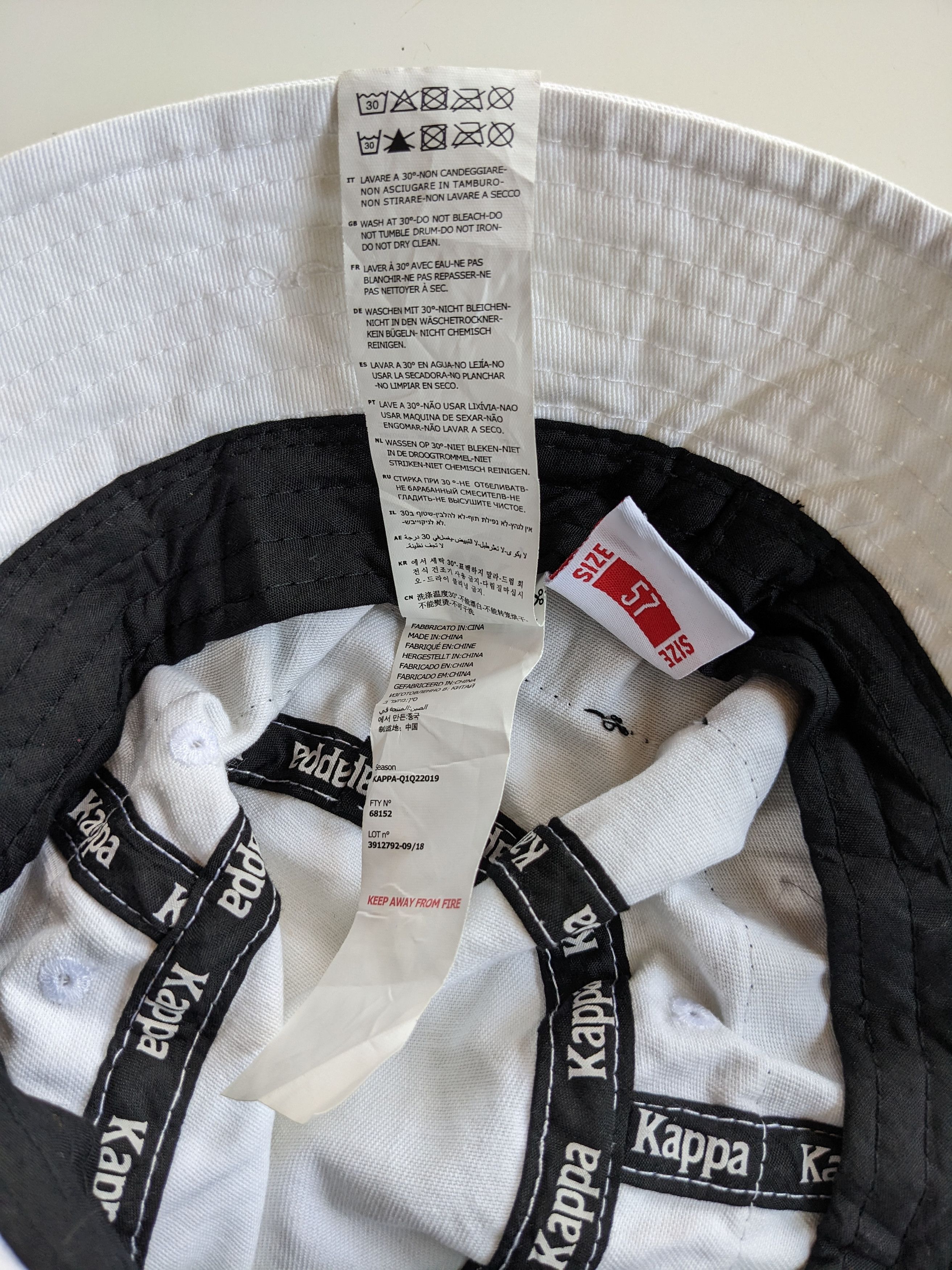 Kappa Kappa sidetape bucket hat holligan Size ONE SIZE - 6 Thumbnail