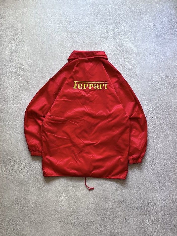 Ferrari Vintage Ferrari Licensed Red Nylon Jacket Y2K L Size US L / EU 52-54 / 3 - 2 Thumbnail