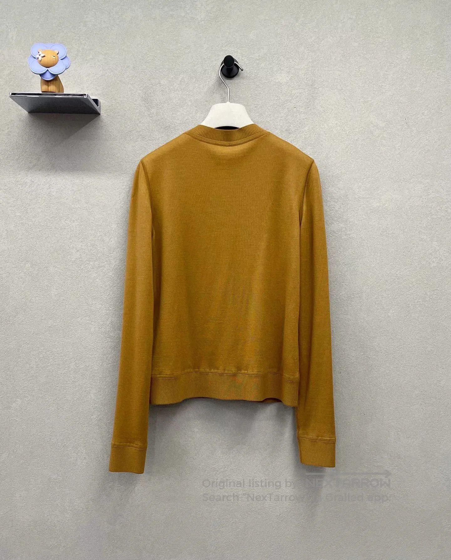 Hermes Hermes Caramel Zip-Up Cardigan. Size US S / EU 44-46 / 1 - 2 Thumbnail