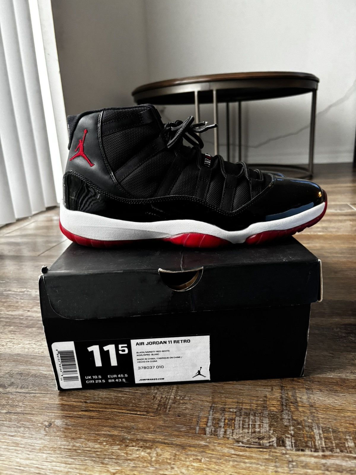 Jordan Brand 2012 Air jordan 11 “Bred” Size US 11.5 / EU 44-45 - 7 Thumbnail