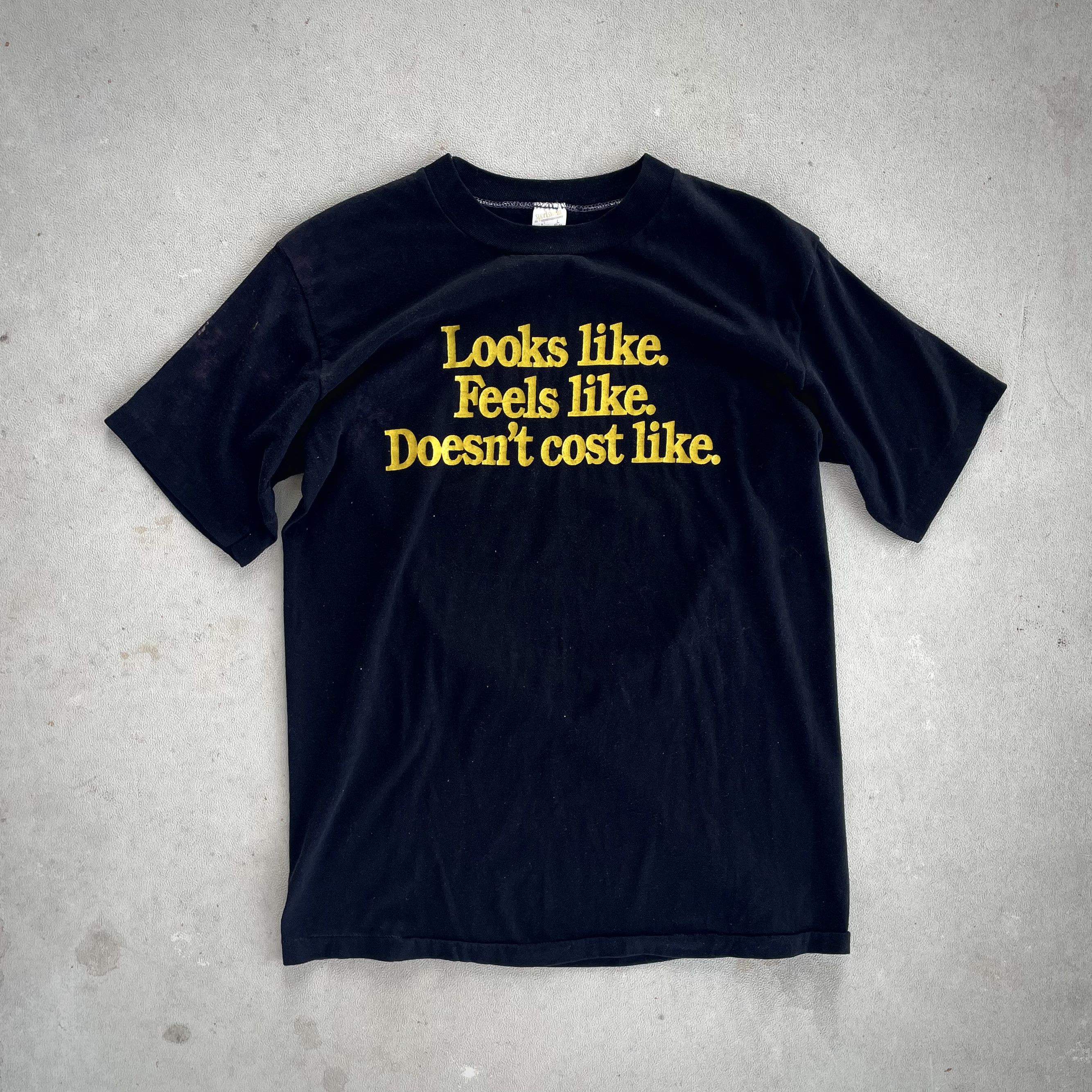 Vintage 1970’s Single Stitch Slogan T-Shirt Size US S / EU 44-46 / 1 - 1 Thumbnail