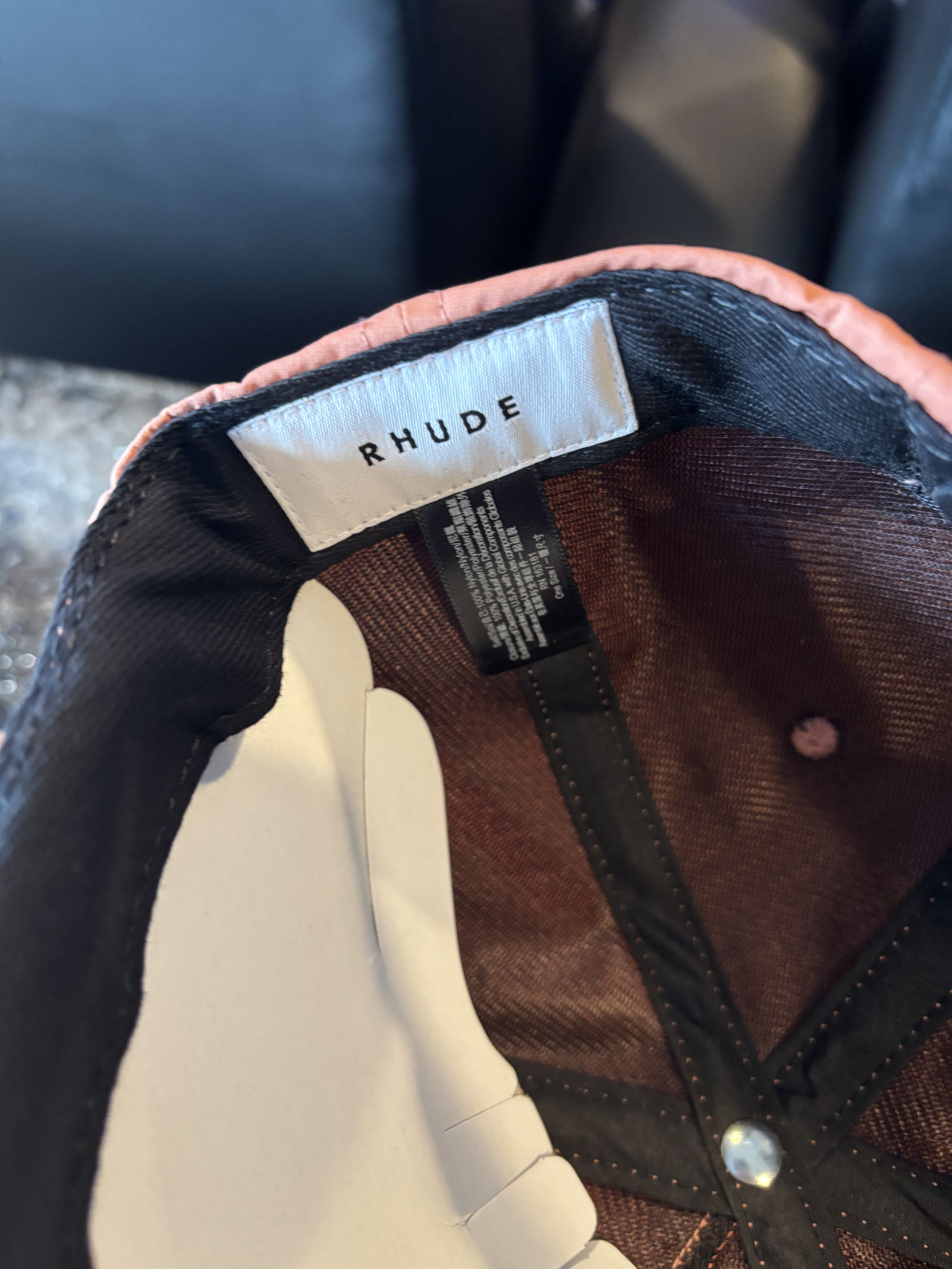 Rhude Rhude orange sport logo hat Size ONE SIZE - 3 Thumbnail