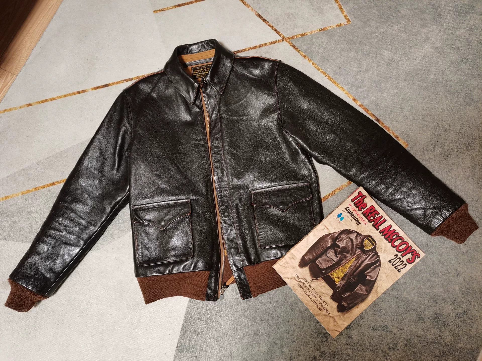 The Real McCoy's The Real McCoy's A2 Leather Jacket Size US M / EU 48-50 / 2 - 1 Thumbnail