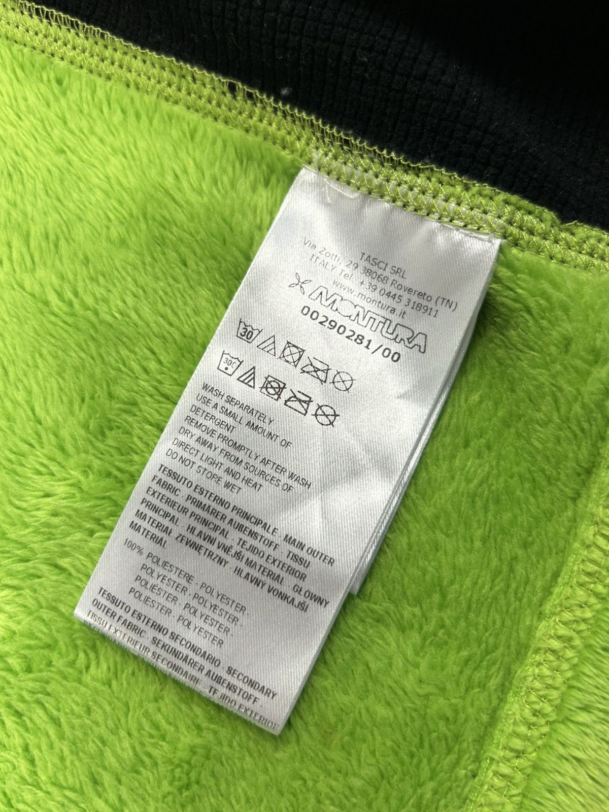 Vintage Rare MONTURA GRINCH Neon Green Zip Fleece Jacket Vintage Size US M / EU 48-50 / 2 - 15 Thumbnail