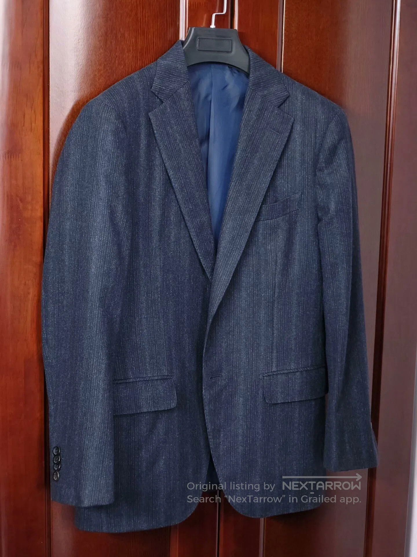 Luciano Barbera Carlo Barbera Wool Blend Suit Jacket. Size US M / EU 48-50 / 2 - 1 Thumbnail