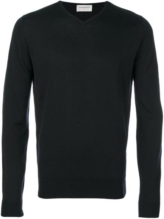 John Smedley JOHN SMEDLEY Men Sweater SHIPTON BLACK Black Size US XL / EU 56 / 4 - 1 Thumbnail