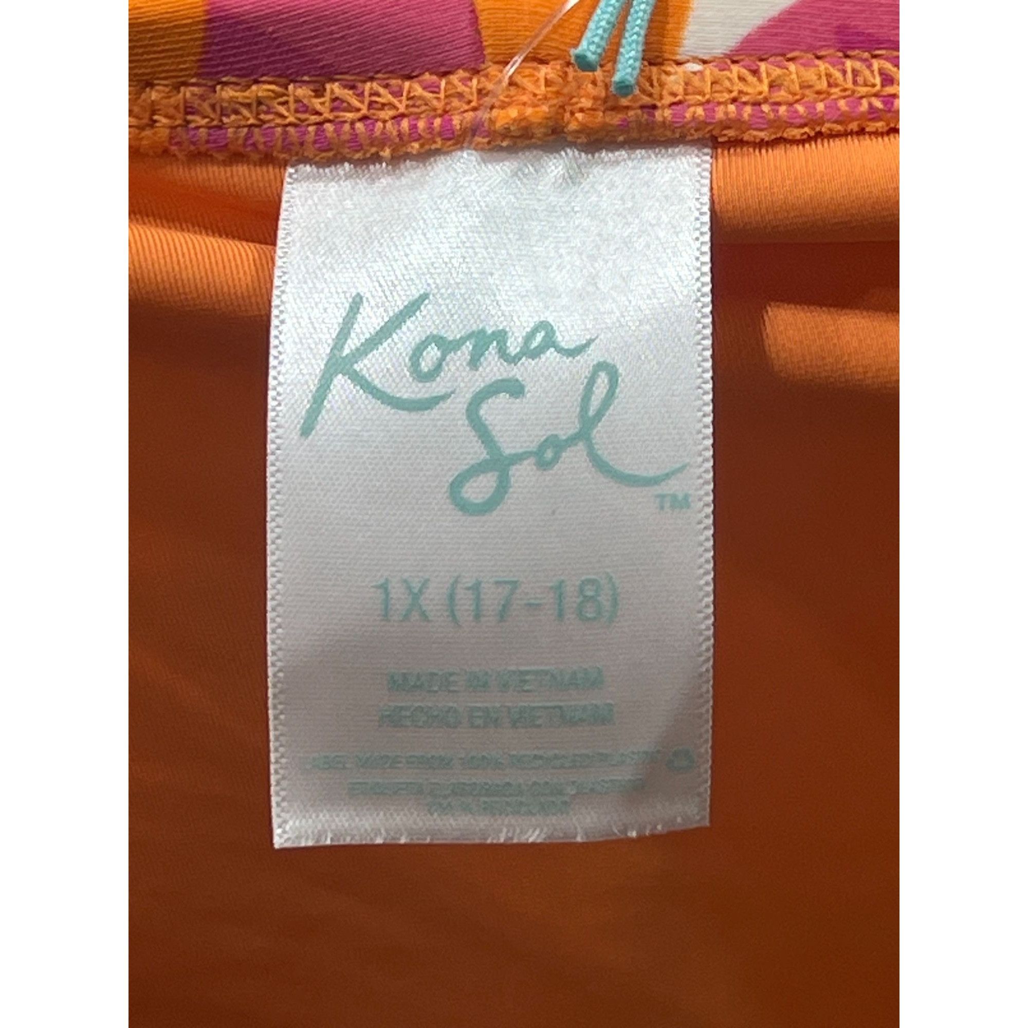 Other Kona Sol Women's Bright Color Abstract Print Swimsuit Wrap S Size ONE SIZE - 9 Thumbnail