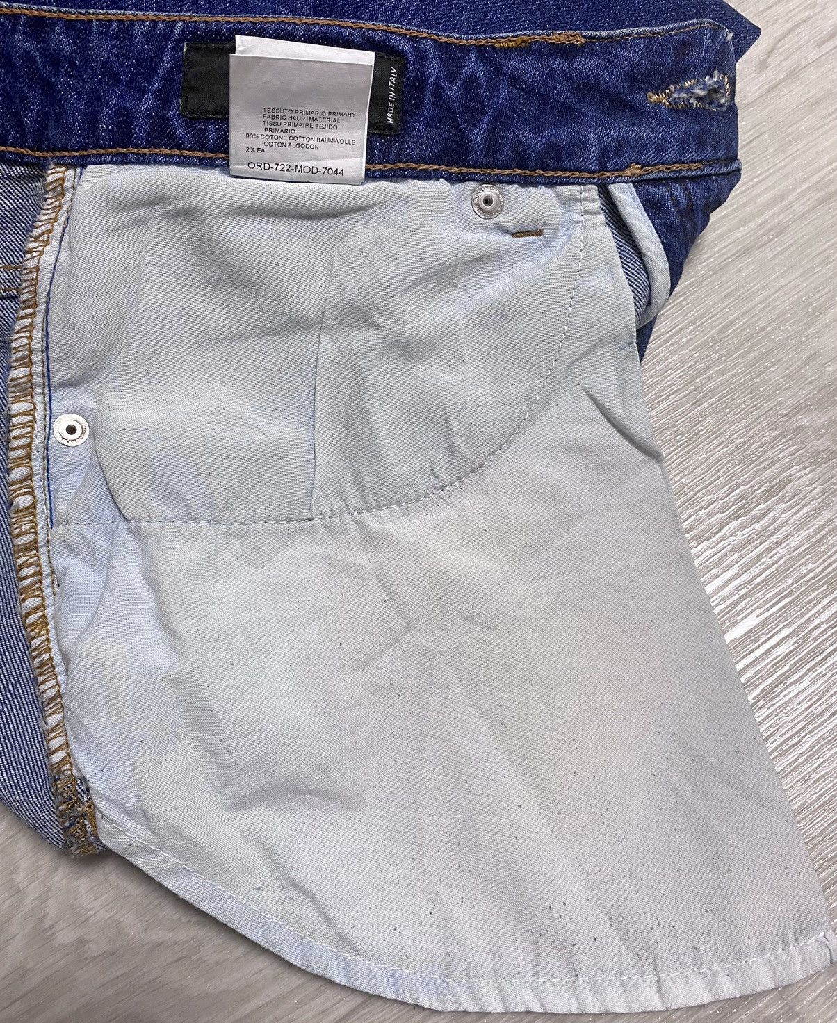 Dsquared2 Dsquared2 Distressed Washed Torn Denim Jeans Big Leather Tag Size US 38 / EU 54 - 11 Thumbnail