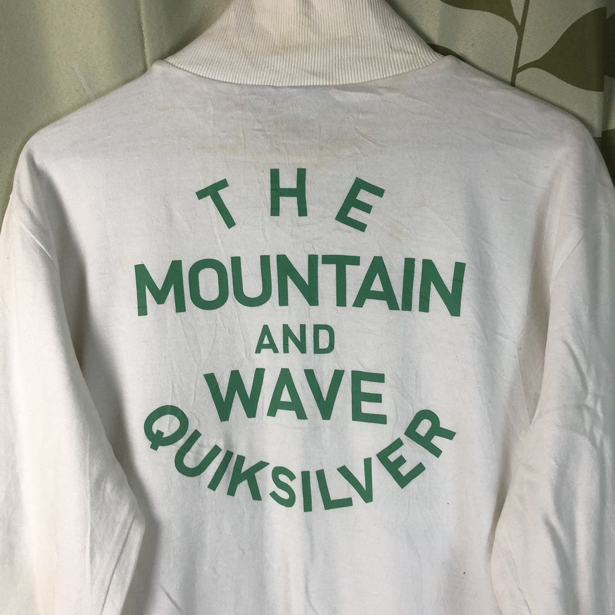 Quiksilver D Quiksilver vintage White sweater #7433 Size US L / EU 52-54 / 3 - 15 Thumbnail