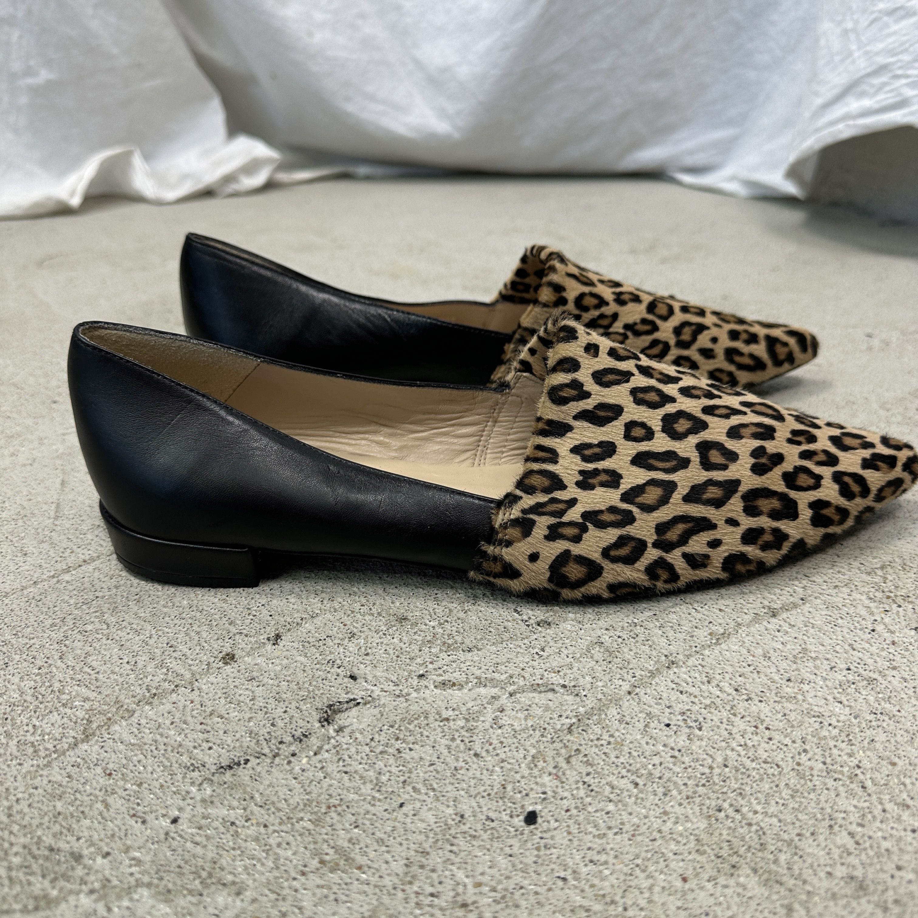 LK Bennett Vintage Avant Garde LK Bennett Cheetah Pony Hair Ballets Y2K Size US 11 / IT 41 - 3 Thumbnail
